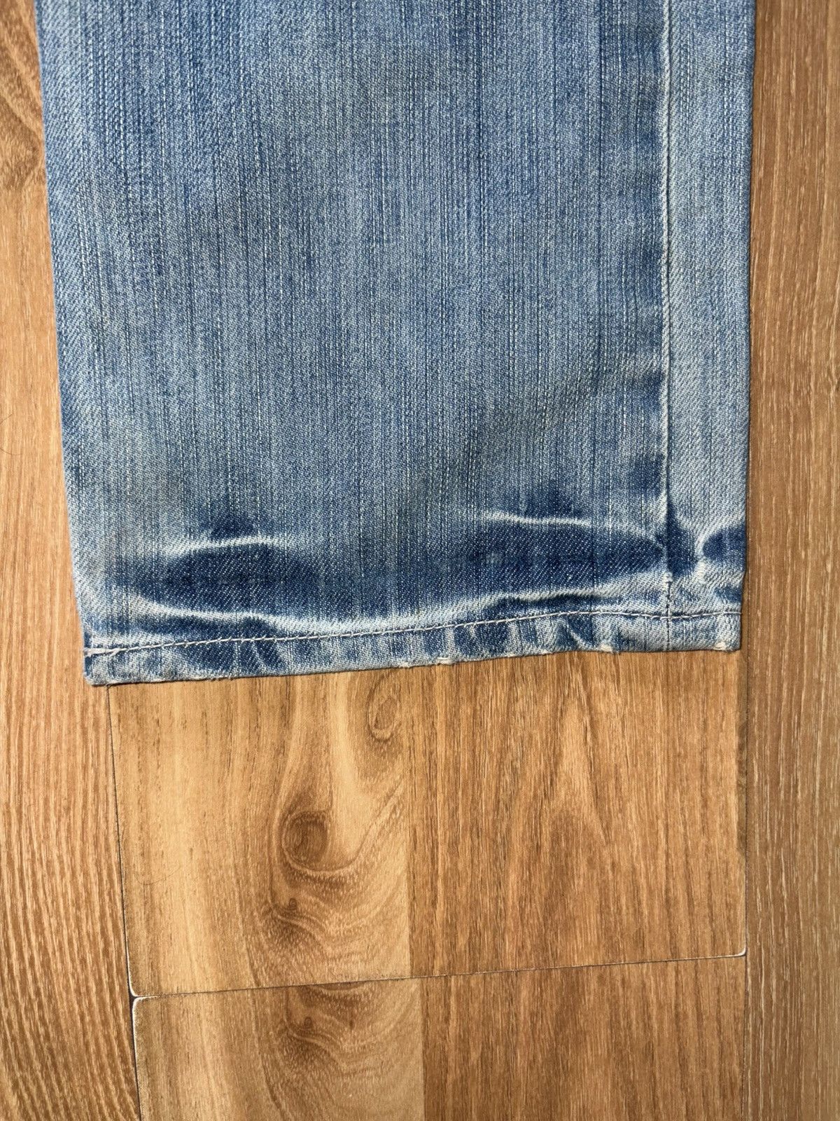 Japanese Brand RAGEBLUE Japanese Streetwear Double Waisted Belt Loop Jeans Size US 32 / EU 48 - 6 Thumbnail