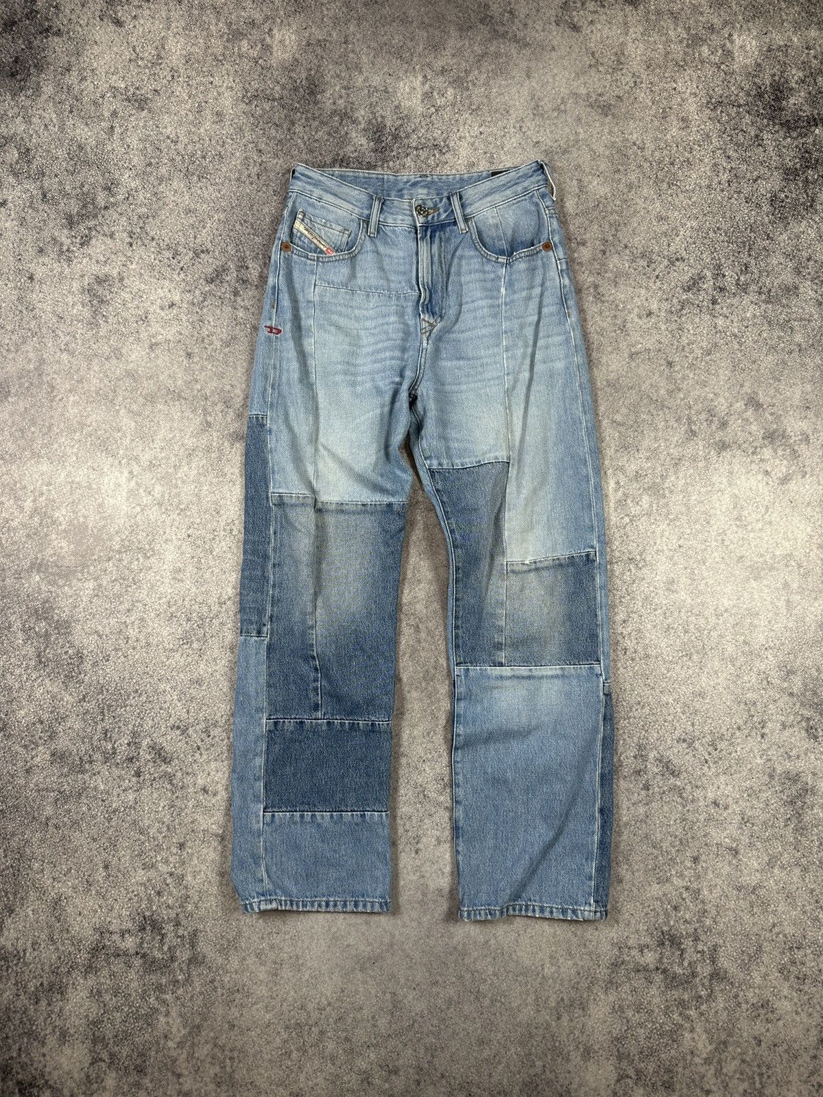 Diesel Y2K Casual Jeans Diesel D-Reggy Pants Avant Garde Opium Rare Size 25" / US 0 / IT 36 - 2 Thumbnail