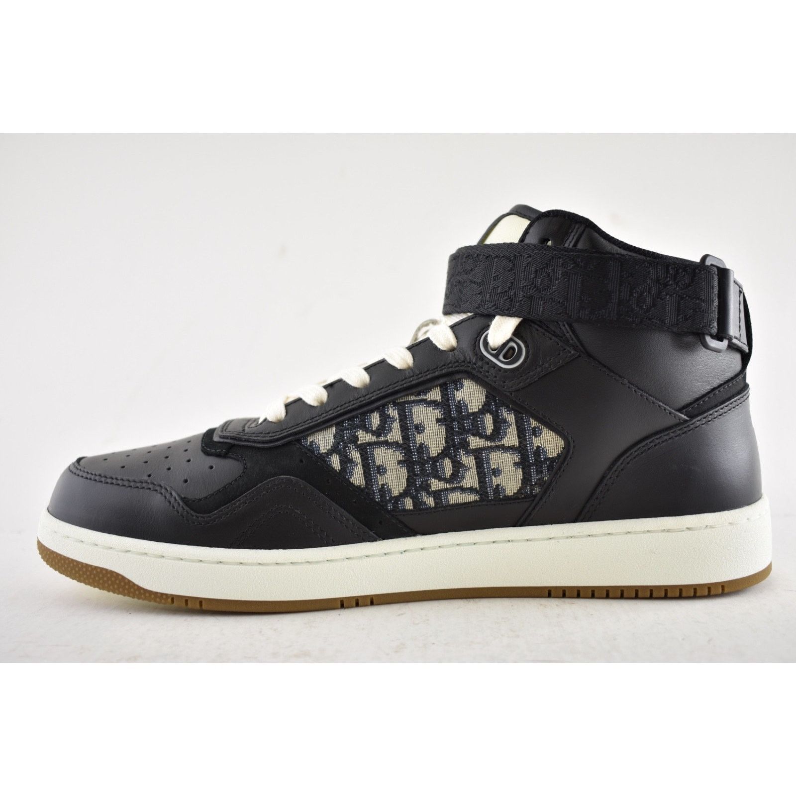 Dior Dior Mens B27 Leather Oblique High Top Sneakers 44 11 Size US 11 / EU 44 - 9 Thumbnail