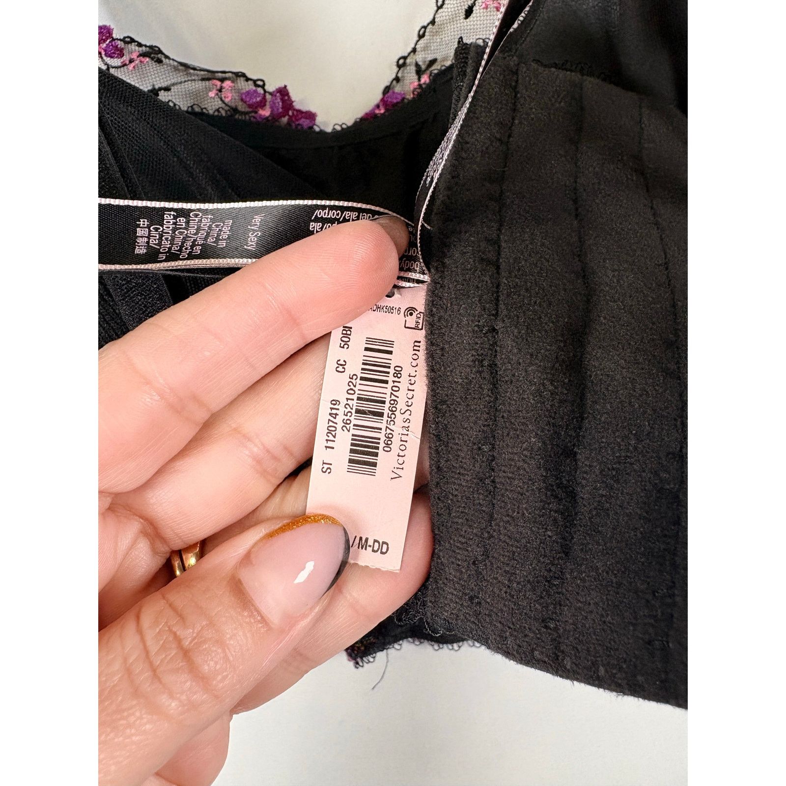 Victoria's Secret Victoria’s Secret NWT M SZ Sexy Black Mesh Floral Corset Size M / US 6-8 / IT 42-44 - 4 Thumbnail