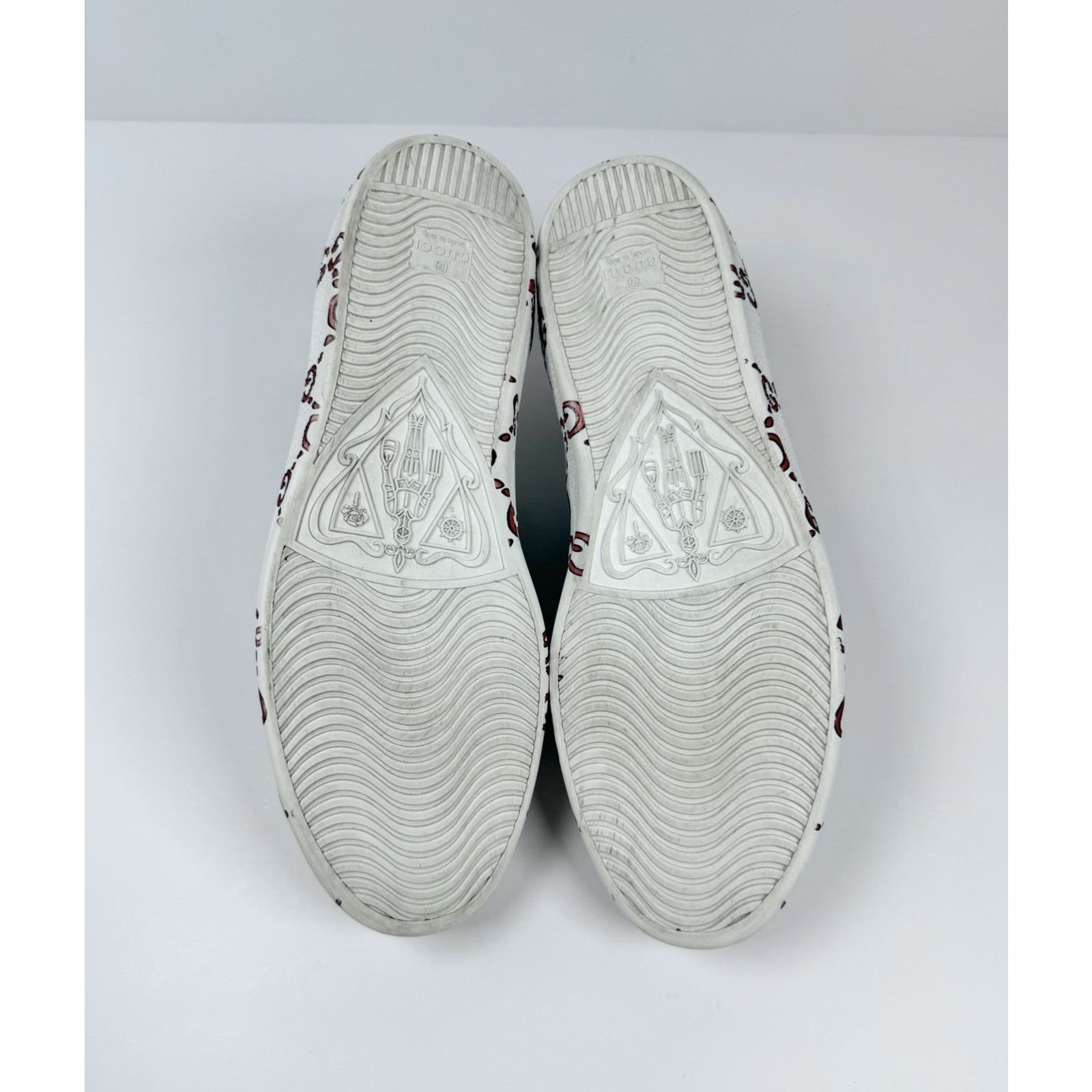 Gucci Size 10.5US - Gucci Ace GG Ghost Monogram Leather Size US 10.5 / EU 43-44 - 7 Thumbnail