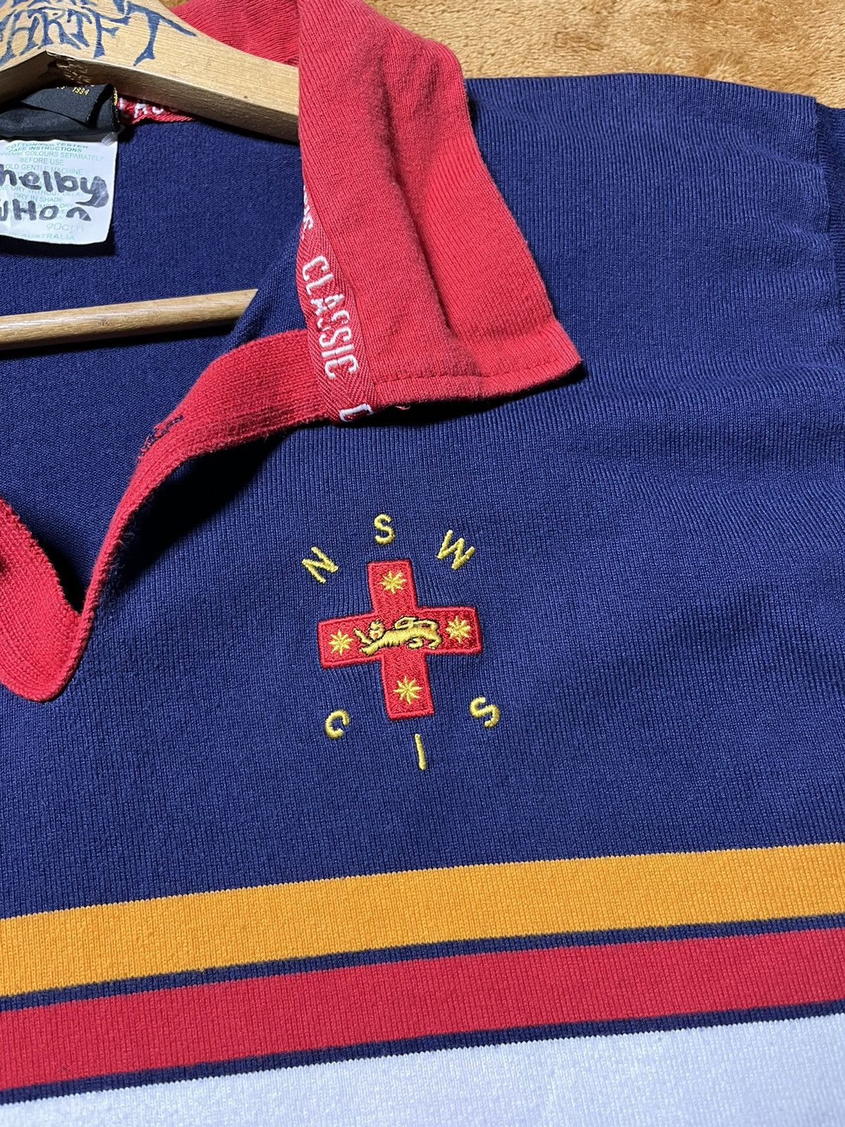 Vintage RARE Vintage Classic Australia Multicolour Rugby Long Sleeve Size US M / EU 48-50 / 2 - 2 Thumbnail