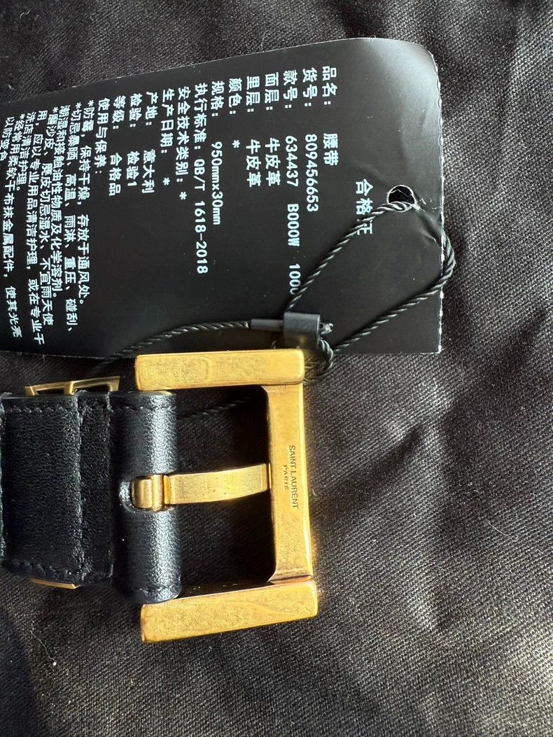 Yves Saint Laurent Saint Laurent Gold Label Belt 2502-Nextarrow Size ONE SIZE - 4 Thumbnail