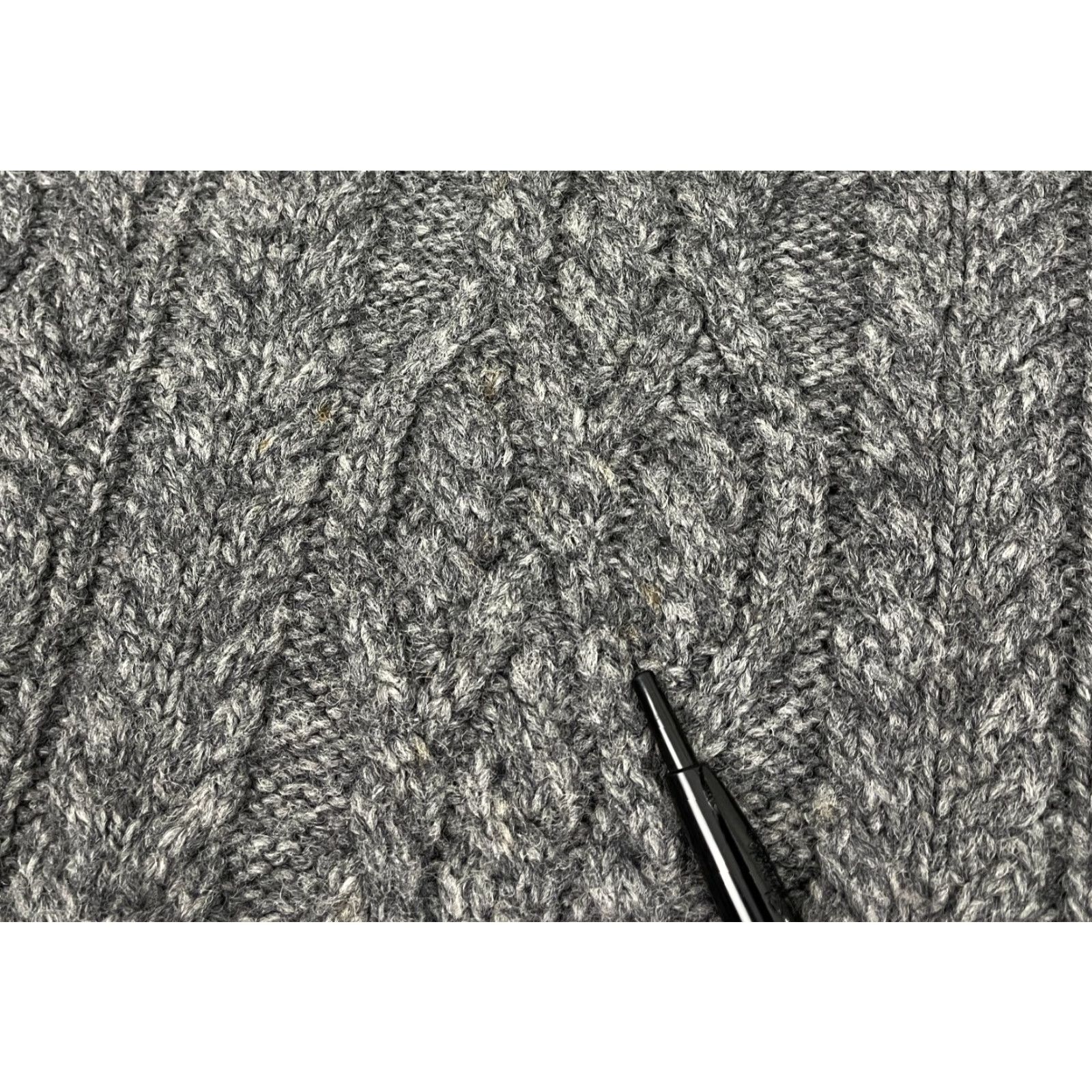 Abercrombie & Fitch VTG Abercrombie & Fitch Wool Sweater Adult Mens M Gray Cable Knit Crew Jumper Size US M / EU 48-50 / 2 - 6 Thumbnail