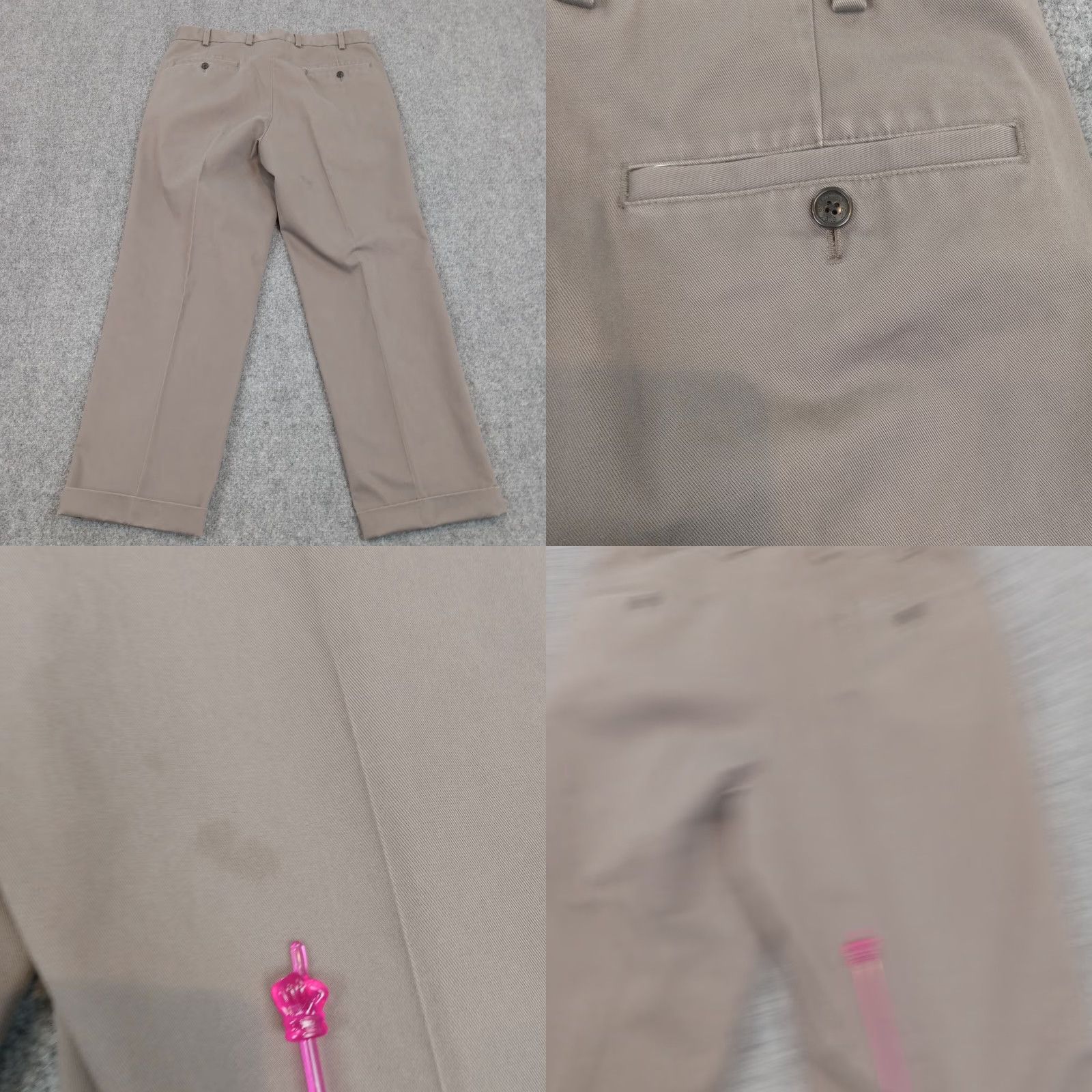 Brooks Brothers Brooks Brothers Mens Pants 38x34 Extra Large Brown Chino Clark Straight Leg Size US 38 / EU 54 - 8 Thumbnail