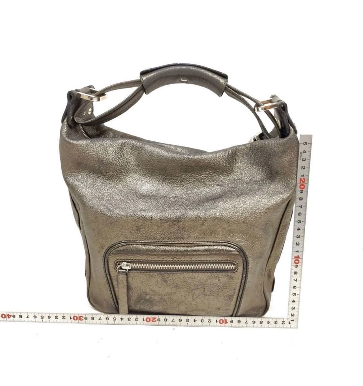 Tod's Tod’s Metallic Leather Shoulder‎ Bag 🖤 Size ONE SIZE - 2 Thumbnail