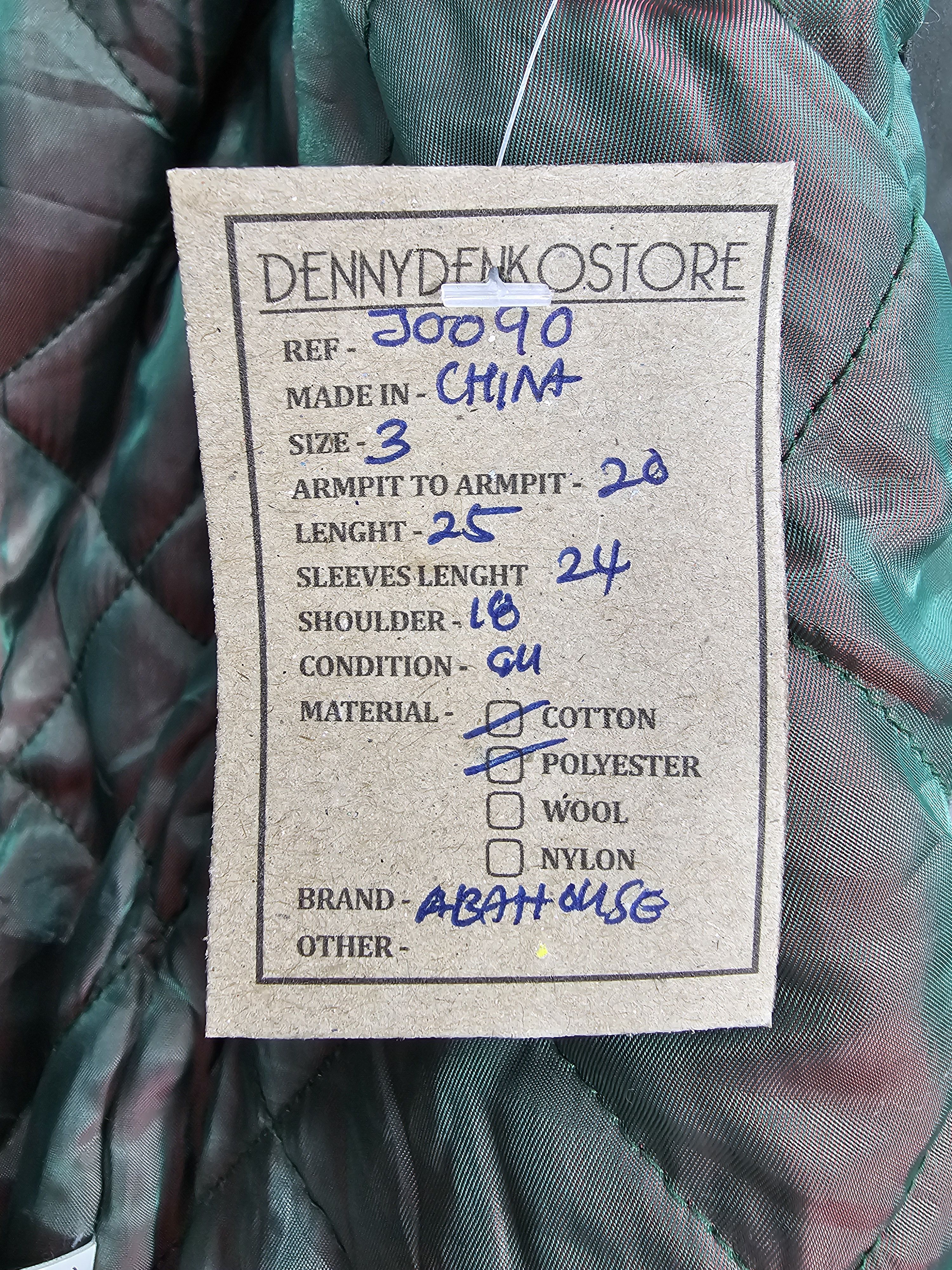 ABAHOUSE ABAHOUSE Military Flight Green Bomber Jacket J0090 Size US M / EU 48-50 / 2 - 16 Thumbnail
