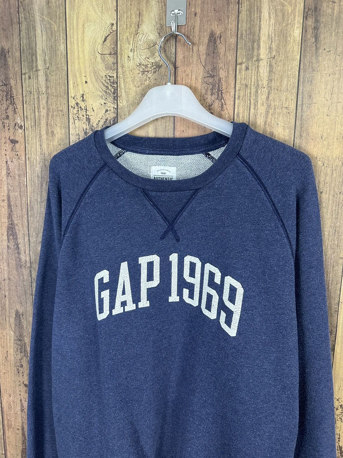 Gap Gap 1969 Spellout Crewneck Sweatshirt A309 Size US M / EU 48-50 / 2 - 2 Thumbnail