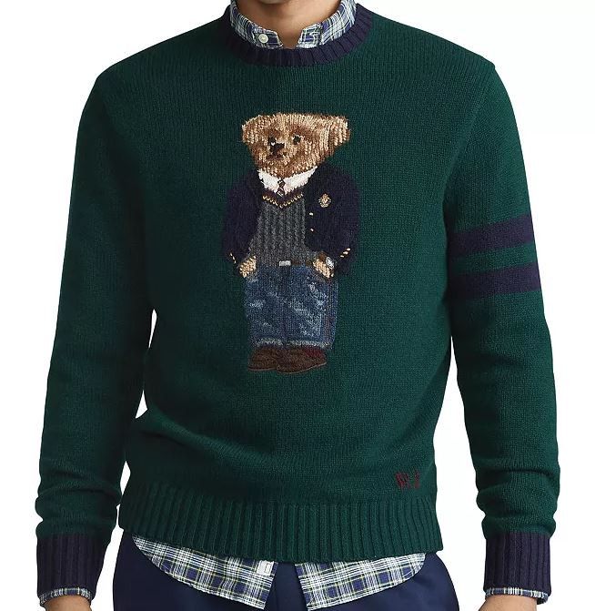Polo Ralph Lauren Polo Ralph Lauren Bear Sweater Size Medium Size US M / EU 48-50 / 2 - 4 Thumbnail