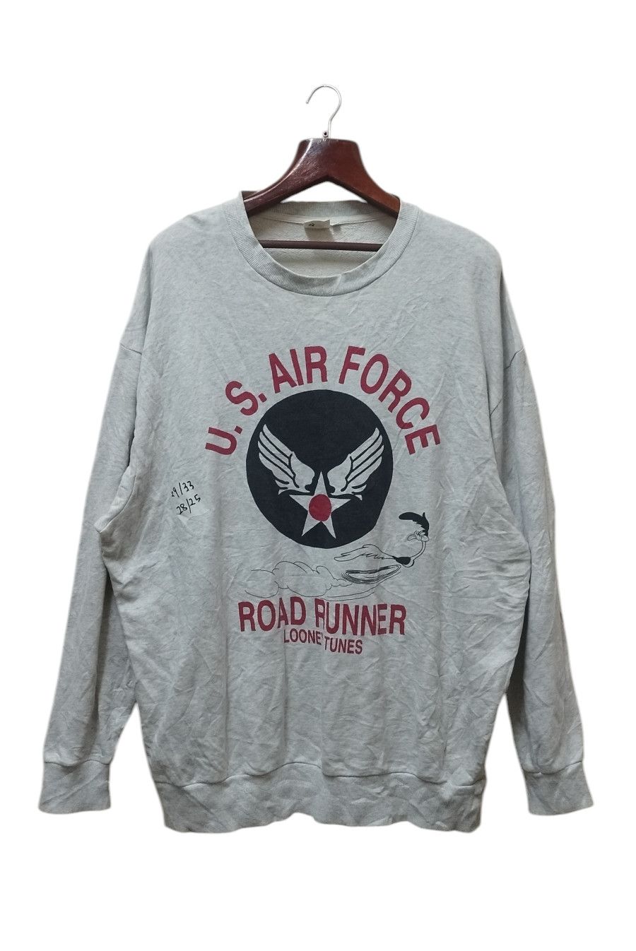 Warner Bros Vintage Warner Bros Road Runner U.S. Army Sweatshirt Size US XXL / EU 58 / 5 - 1 Thumbnail