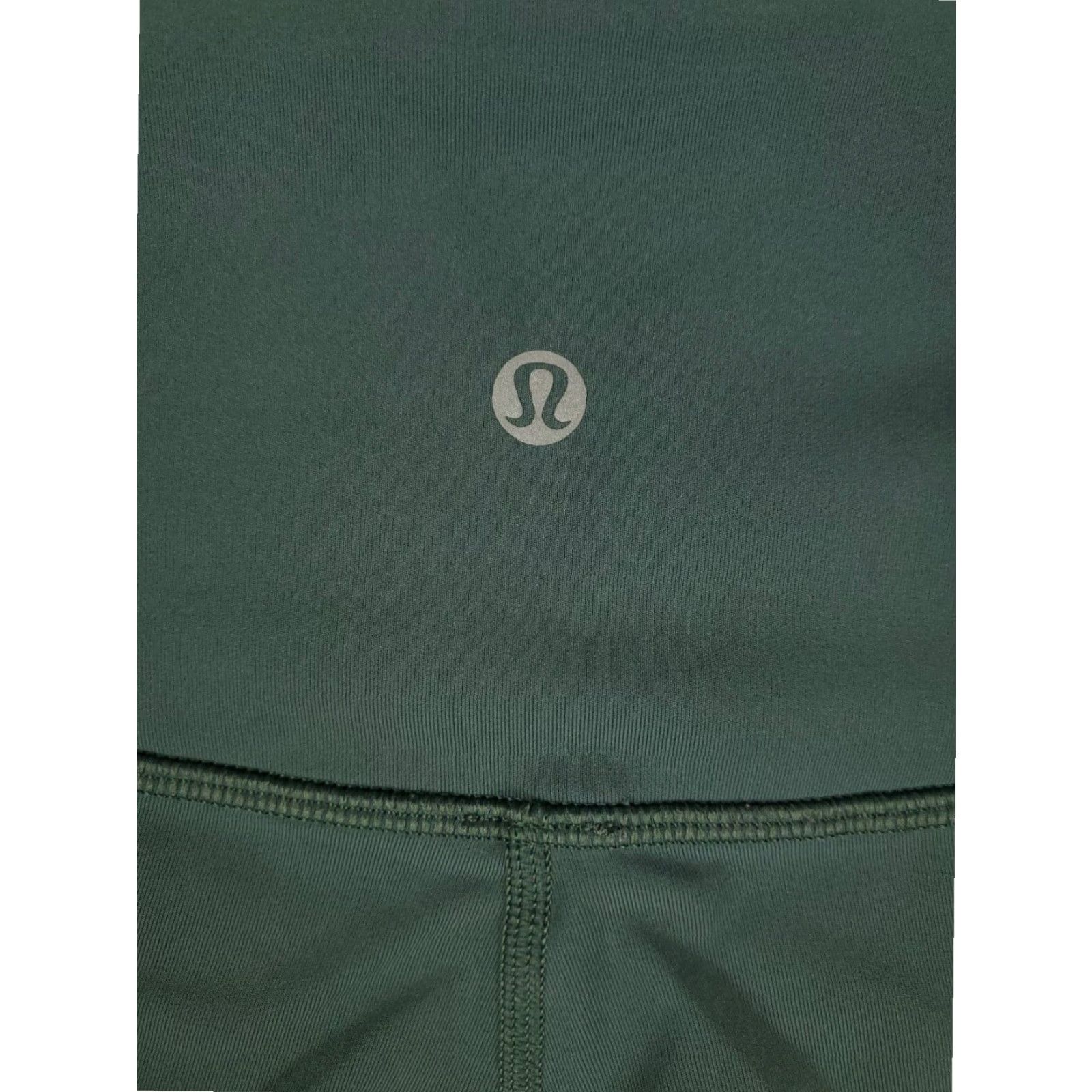 Lululemon Leggings Womens Green Size 6 Cropped Capri Athleisure Activewear