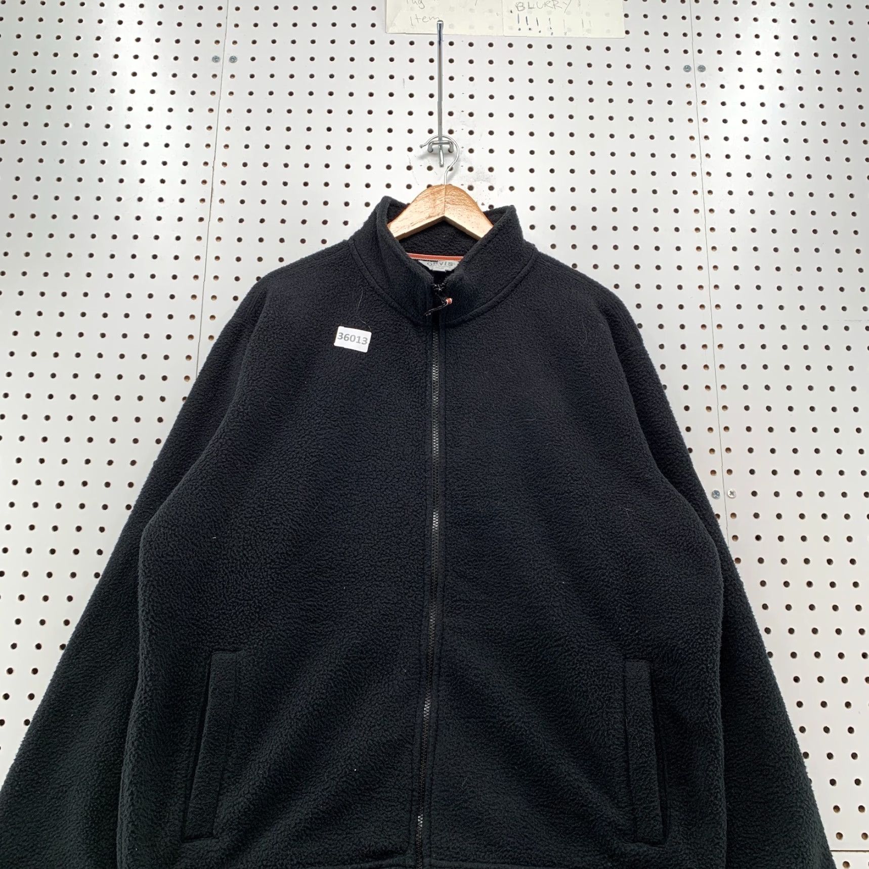 Orvis VINTAGE Orvis Fleece Full Zip Jacket Mens L Black Outdoor Casual 26X28 Size US L / EU 52-54 / 3 - 3 Thumbnail