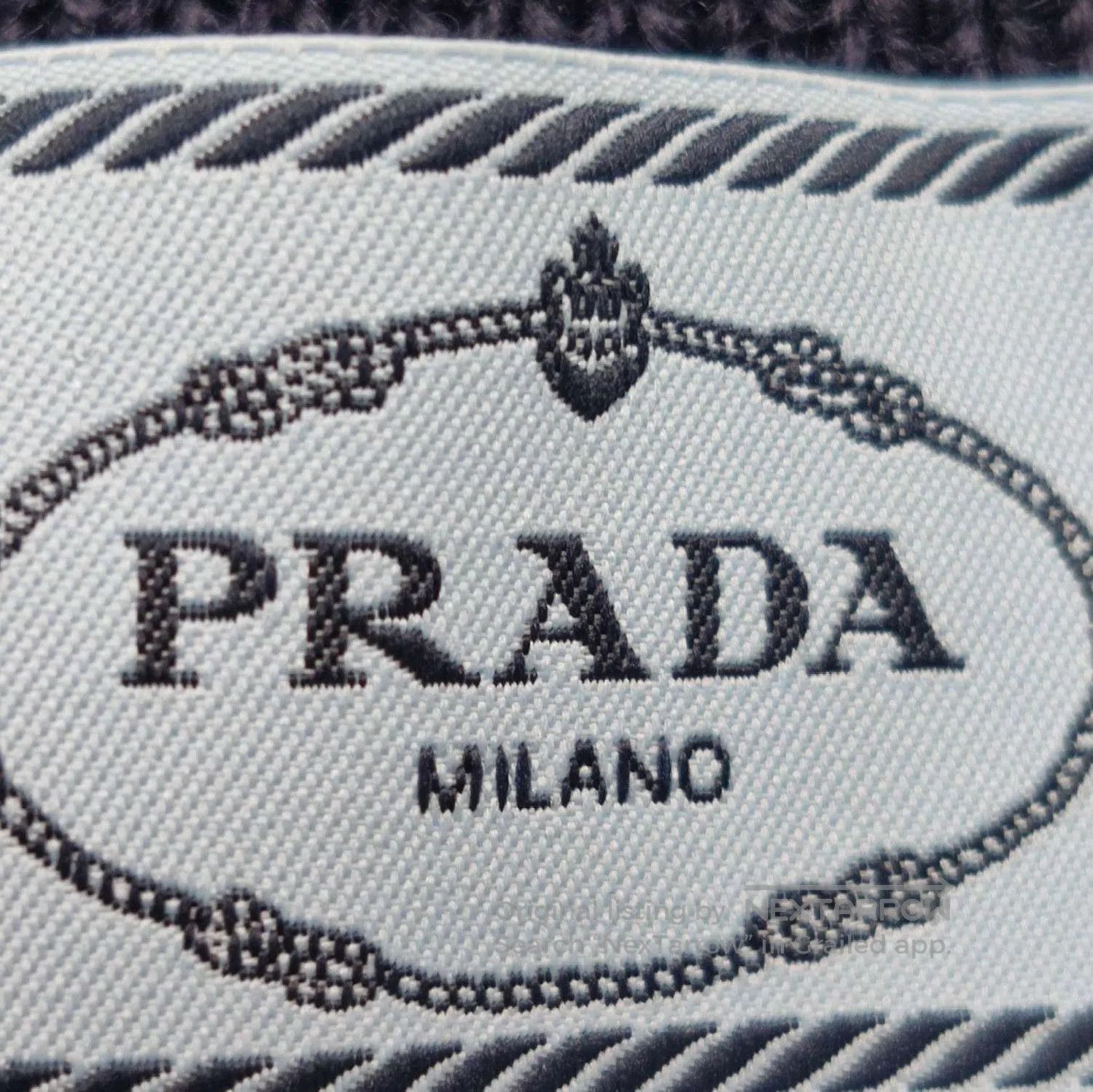 Prada Prada Wool Long Sleeve Dress with Triangle Logo . Size M / US 6-8 / IT 42-44 - 5 Thumbnail