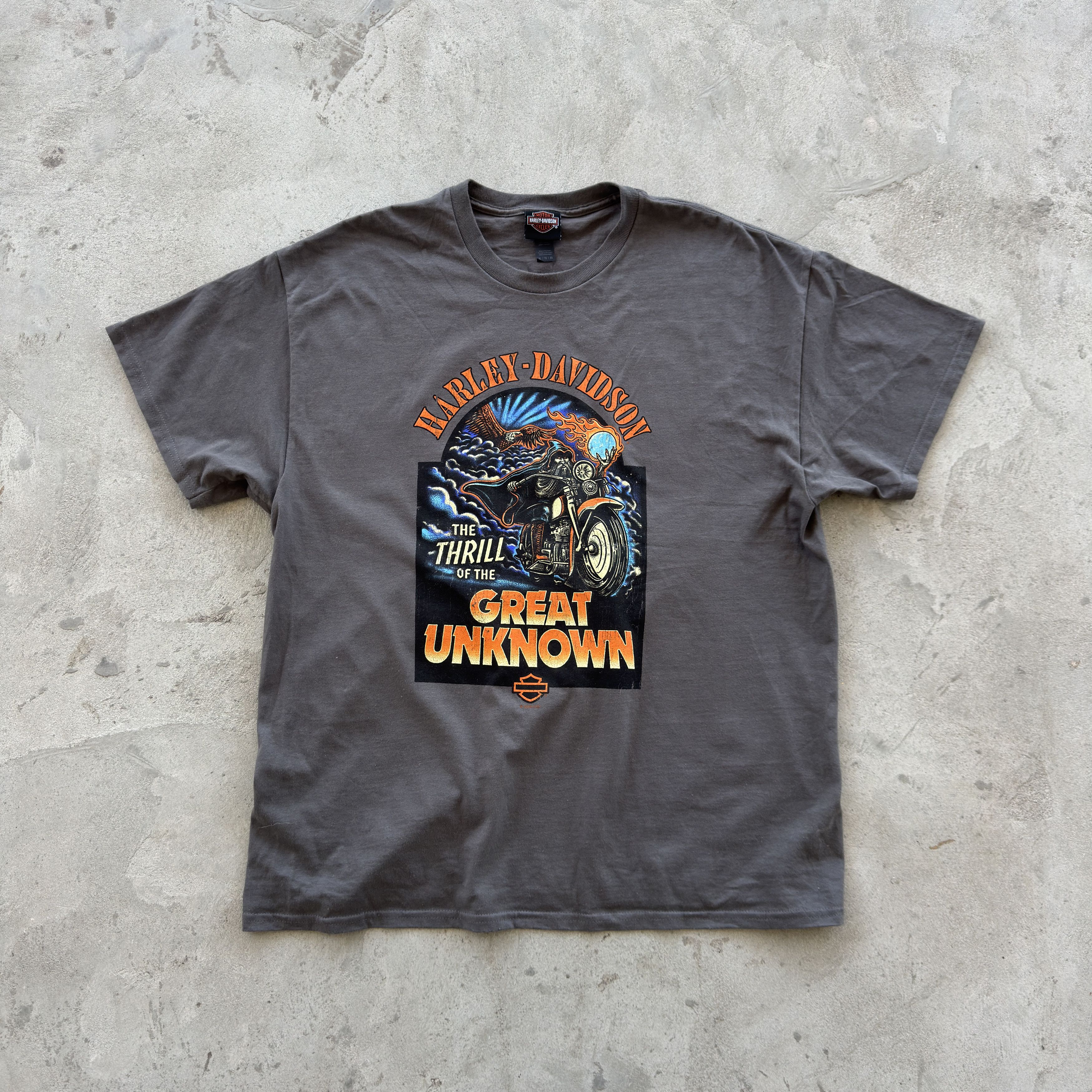 Harley Davidson Harley-Davidson Thrill of The Great Unknown Guildford Tee Size US XL / EU 56 / 4 - 1 Thumbnail