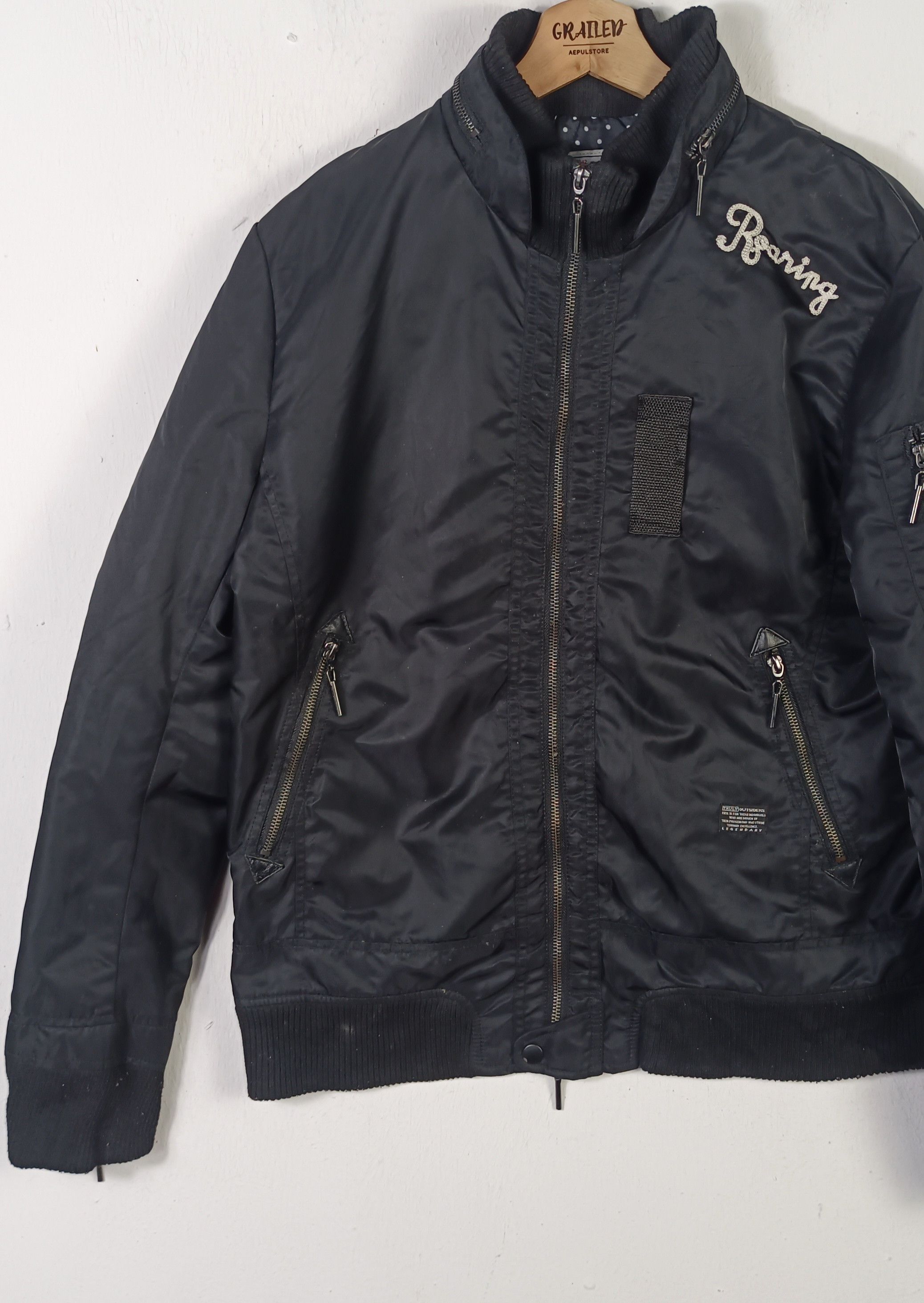 If Six Was Nine × Japanese Brand Azul by Moussy BomberJacketEmbroidery ifsixwasnine lgb style Size US L / EU 52-54 / 3 - 5 Thumbnail