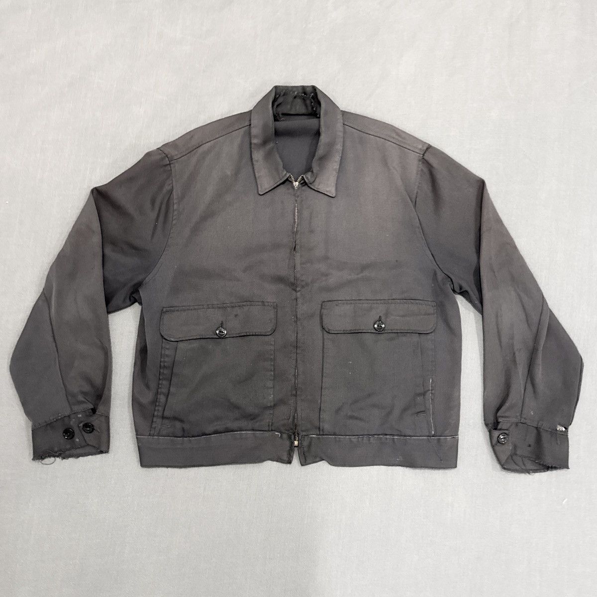 Vintage RARE 1950’s FRENCH CHORE JACKET Size US L / EU 52-54 / 3 - 1 Thumbnail