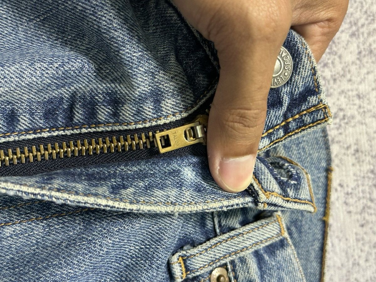 Kapital Vintage Levis 501 Button J22 Selvedge Distressed Denim Jeans Size US 27 - 10 Thumbnail