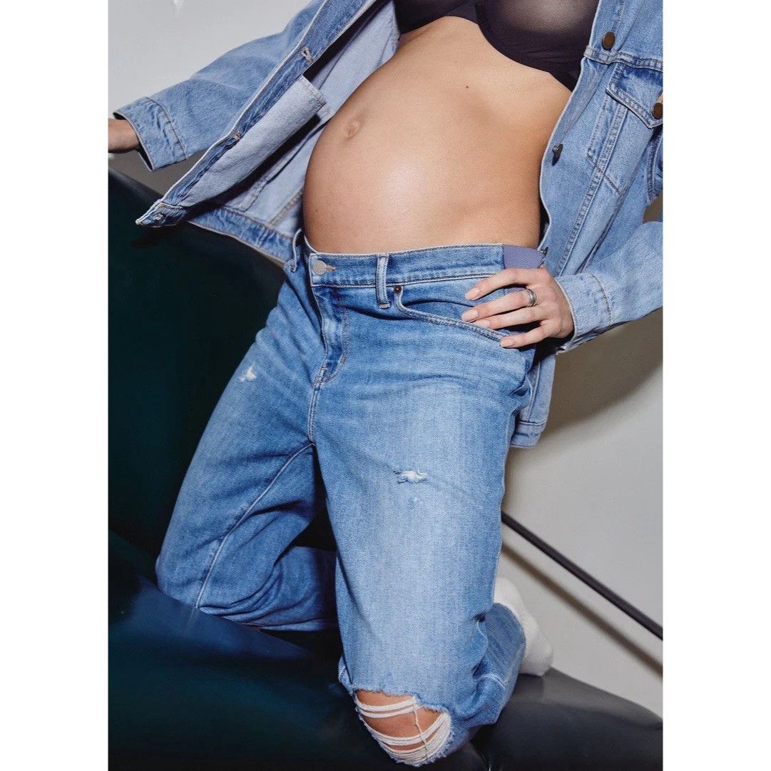 Current/Elliot Current Elliot x Hatch Jeans Womens Blue The Boyfriend Mater Size 27" / US 4 / IT 40 - 2 Thumbnail