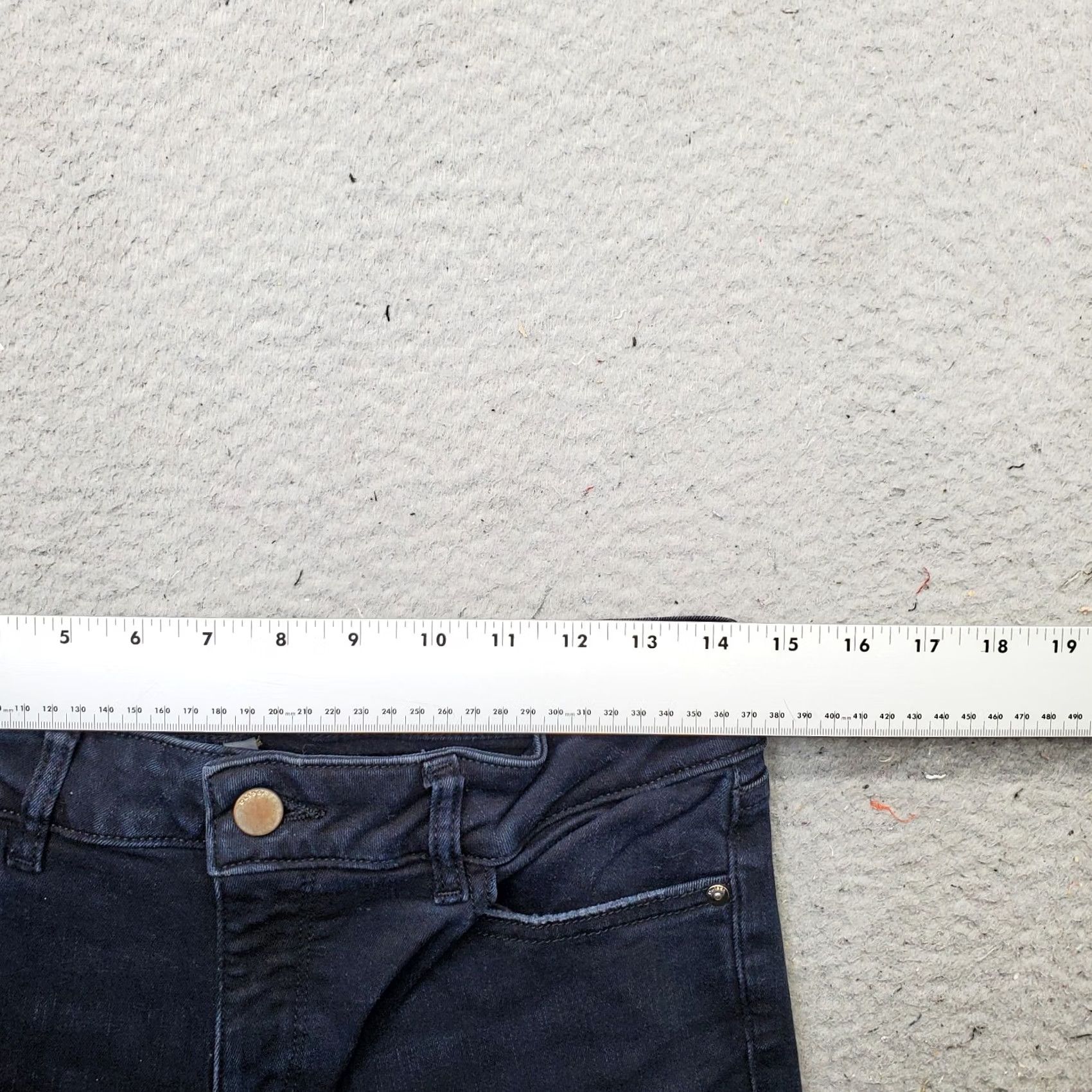 DL1961 DL1961 Jeans Womens 27 Blue Denim Stretch Raw Hem Faded Distressed Skinny Leg Jeans Size 27" / US 4 / IT 40 - 6 Thumbnail