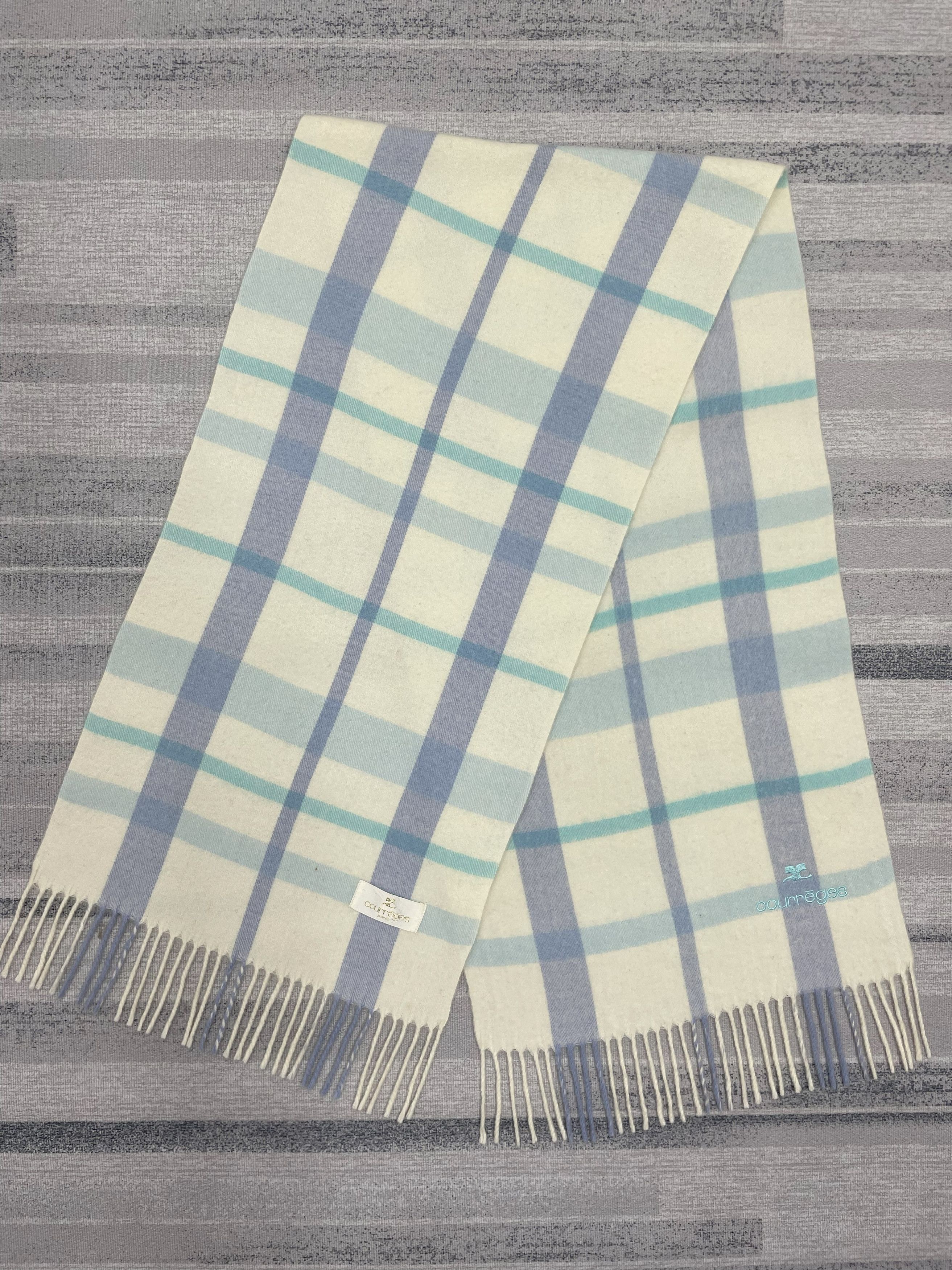 Courreges × Vintage Courreges Scarf / Muffler - 6217 Size ONE SIZE - 4 Thumbnail