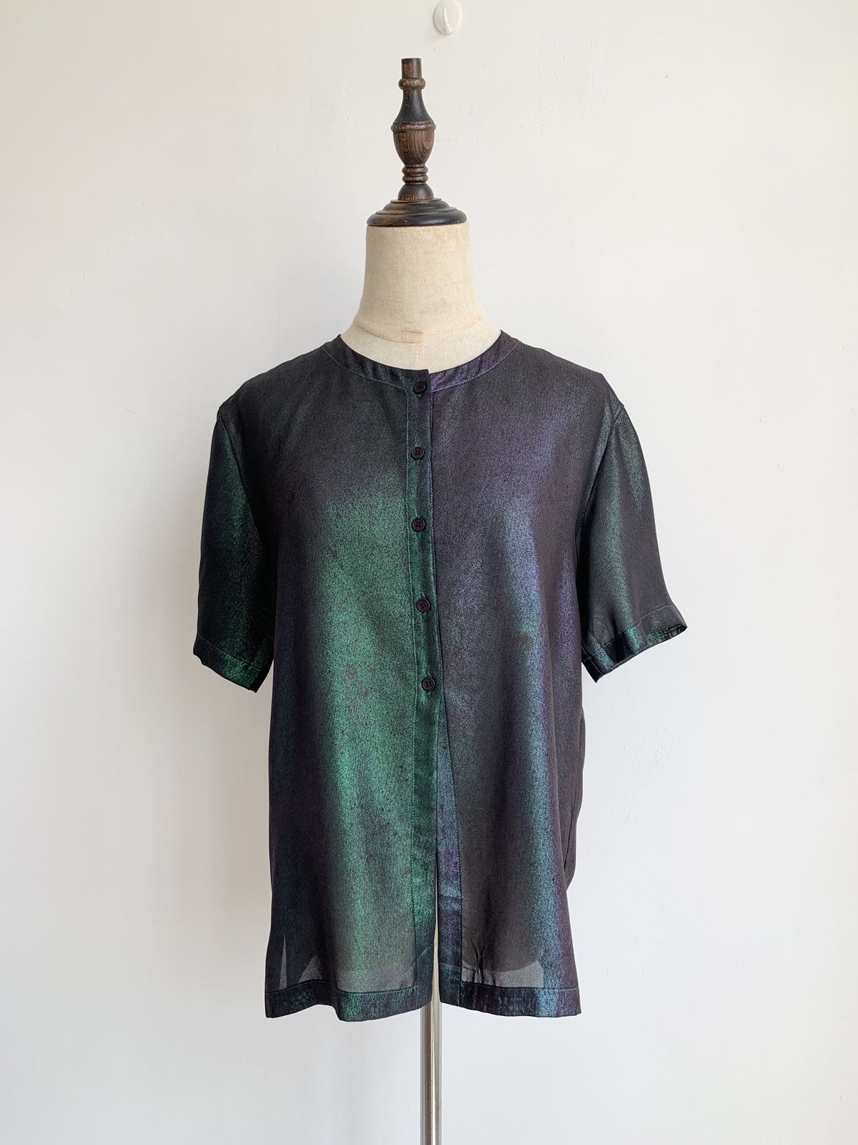 Issey Miyake Issey Miyake "SAMPLE" See Through Button Ups Shirt Size M / US 6-8 / IT 42-44 - 3 Thumbnail