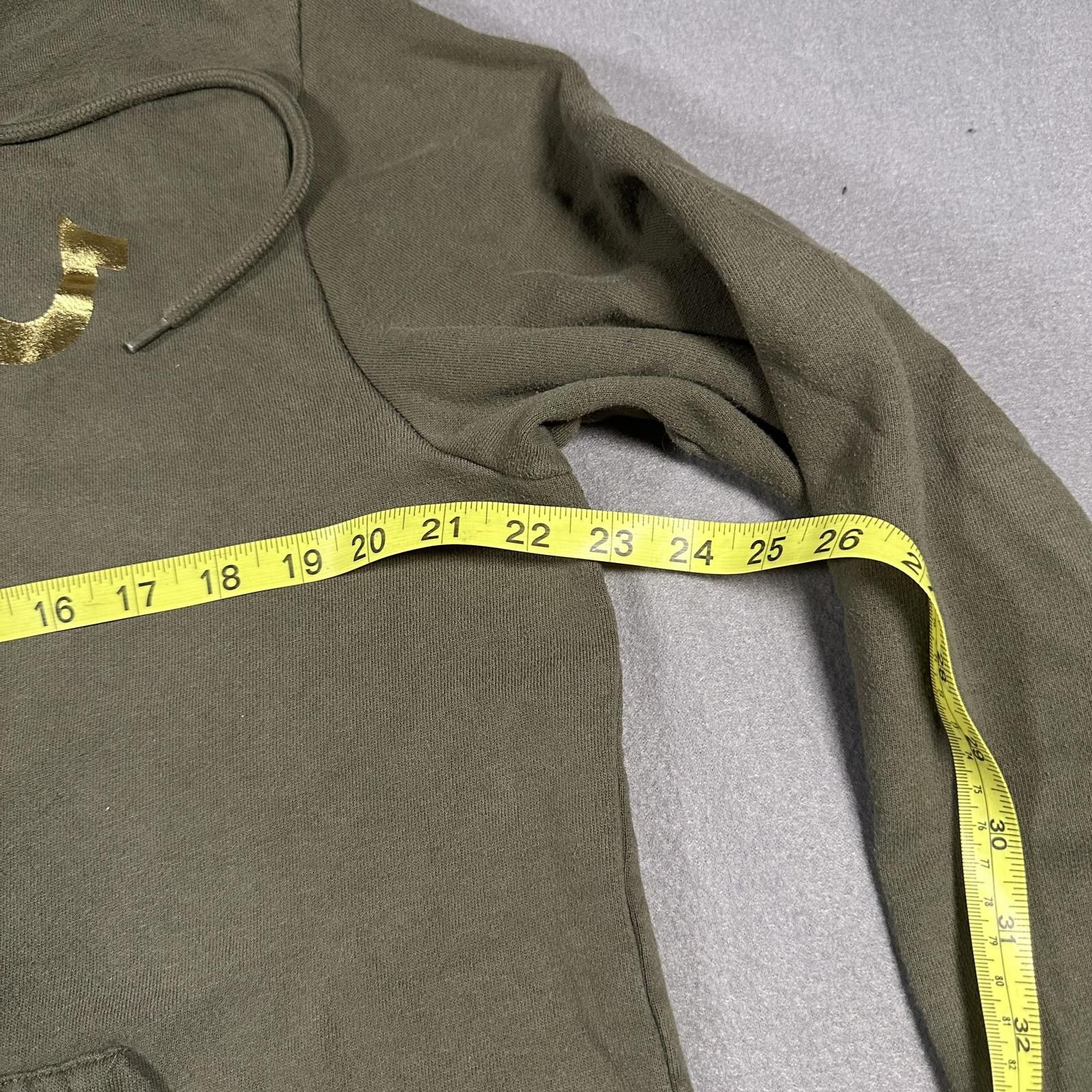 True Religion True Religion Men Hoodie Regular M Green Zip Up Hoodie with Size US M / EU 48-50 / 2 - 7 Thumbnail