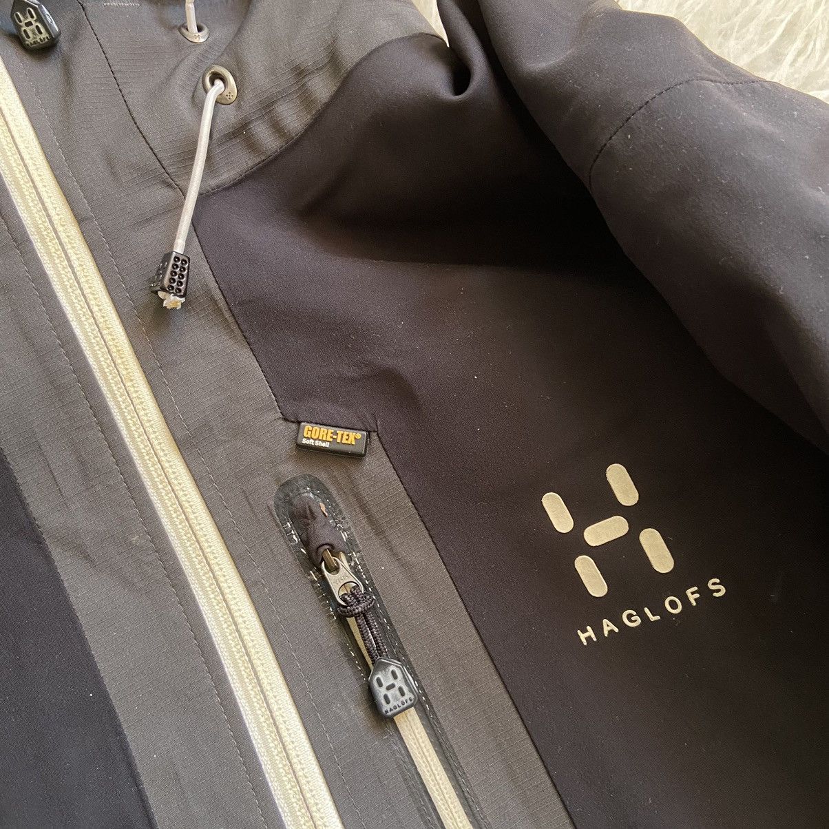 Haglofs × Vintage 📌 Haglofs Vintage Gore-Tex Recco Outdoor Jacket Size L / US 10 / IT 46 - 8 Thumbnail