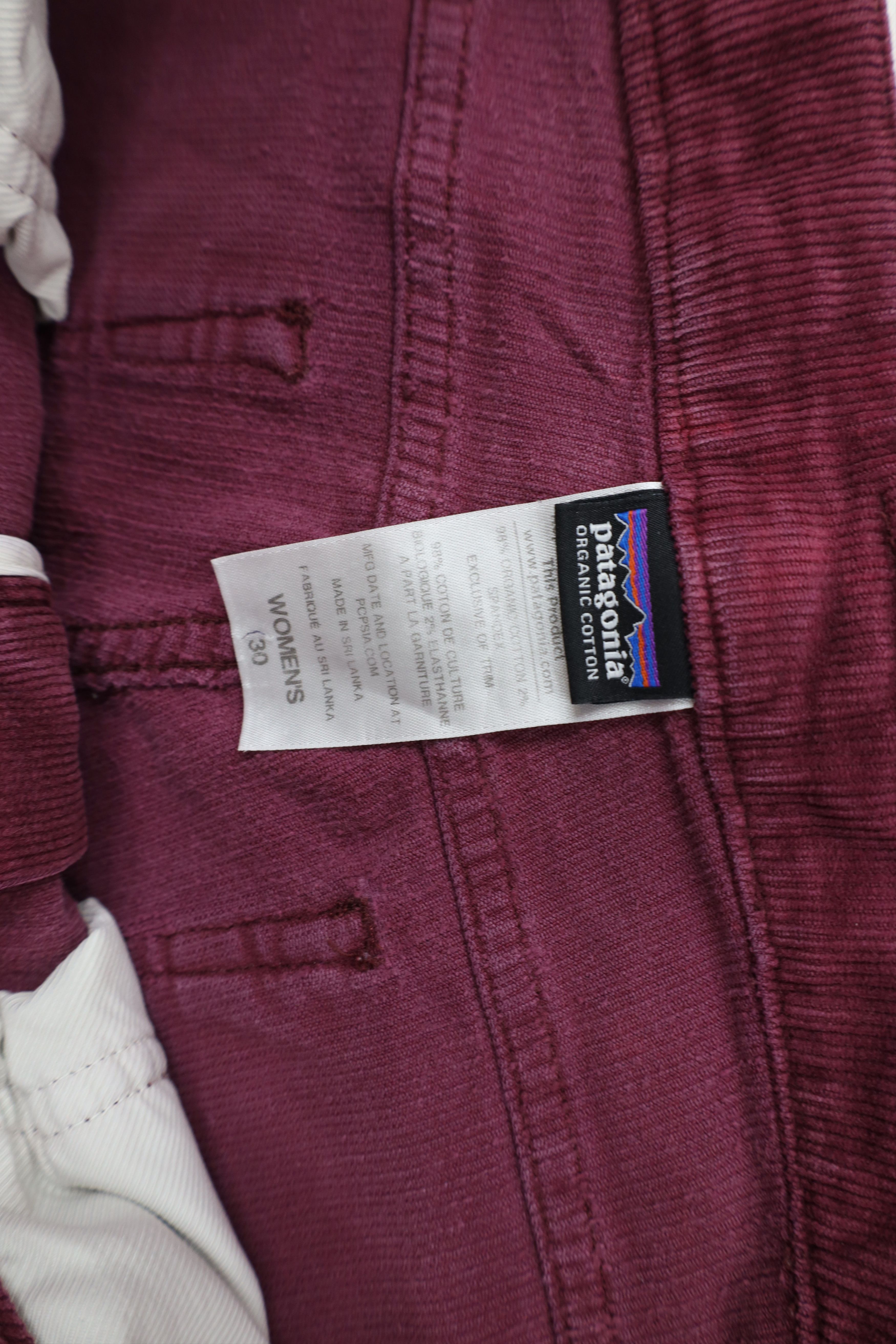 Patagonia × Vintage Vintage Patagonia Spell Out Stretch Corduroy Pants Purple Size 30" / US 8 / IT 44 - 8 Thumbnail