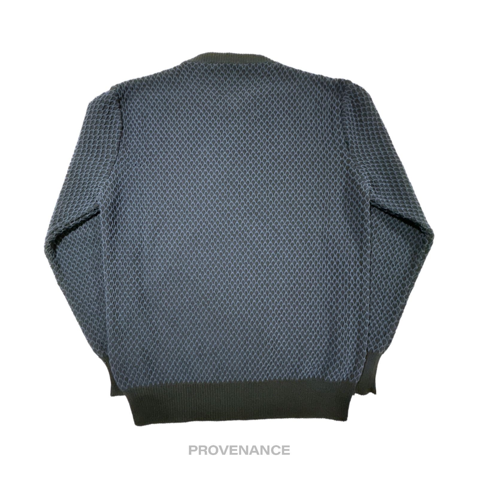 Givenchy 🔴 Givenchy Basketball Net Crewneck Sweater - Navy Blue XS Size US XS / EU 42 / 0 - 2 Thumbnail