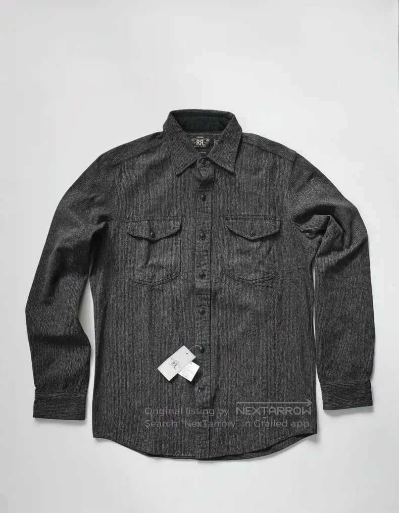 RRL Ralph Lauren RRL Ralph Lauren Old-fashioned shirt, pepper salt Size US M / EU 48-50 / 2 - 1 Thumbnail