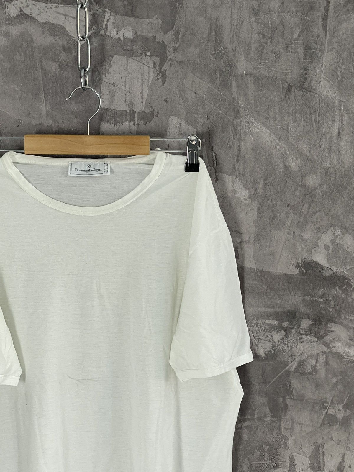 Designer × Ermenegildo Zegna ERMENEGILDO ZEGNA Luxury Basic Rare T-shirt Size US L / EU 52-54 / 3 - 4 Thumbnail