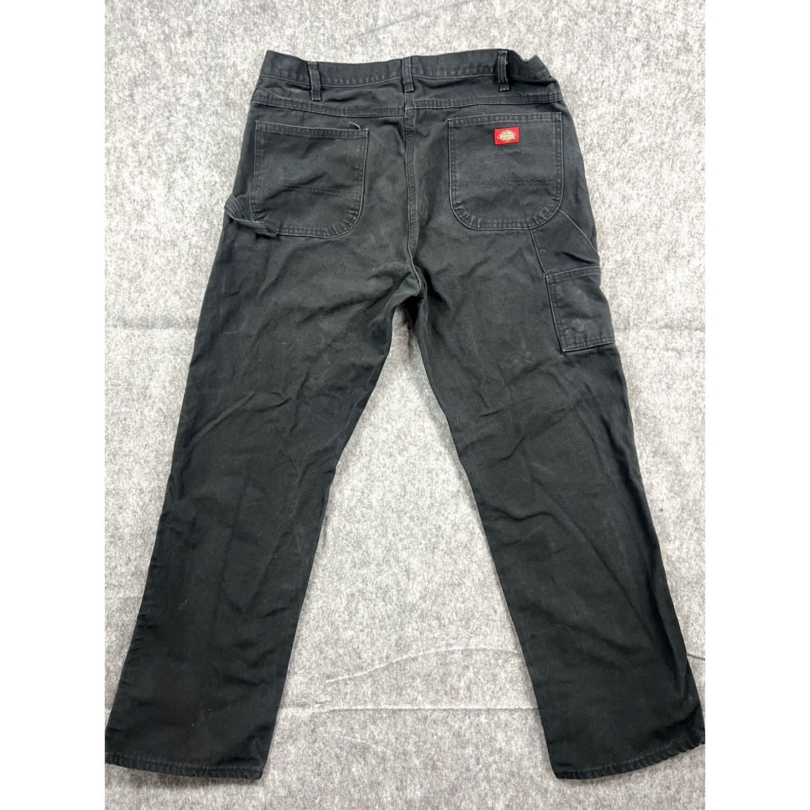 Dickies Dickies Men's Black Carpenter Straight Leg Workwear Pants 38x32 Size US 38 / EU 54 - 2 Thumbnail