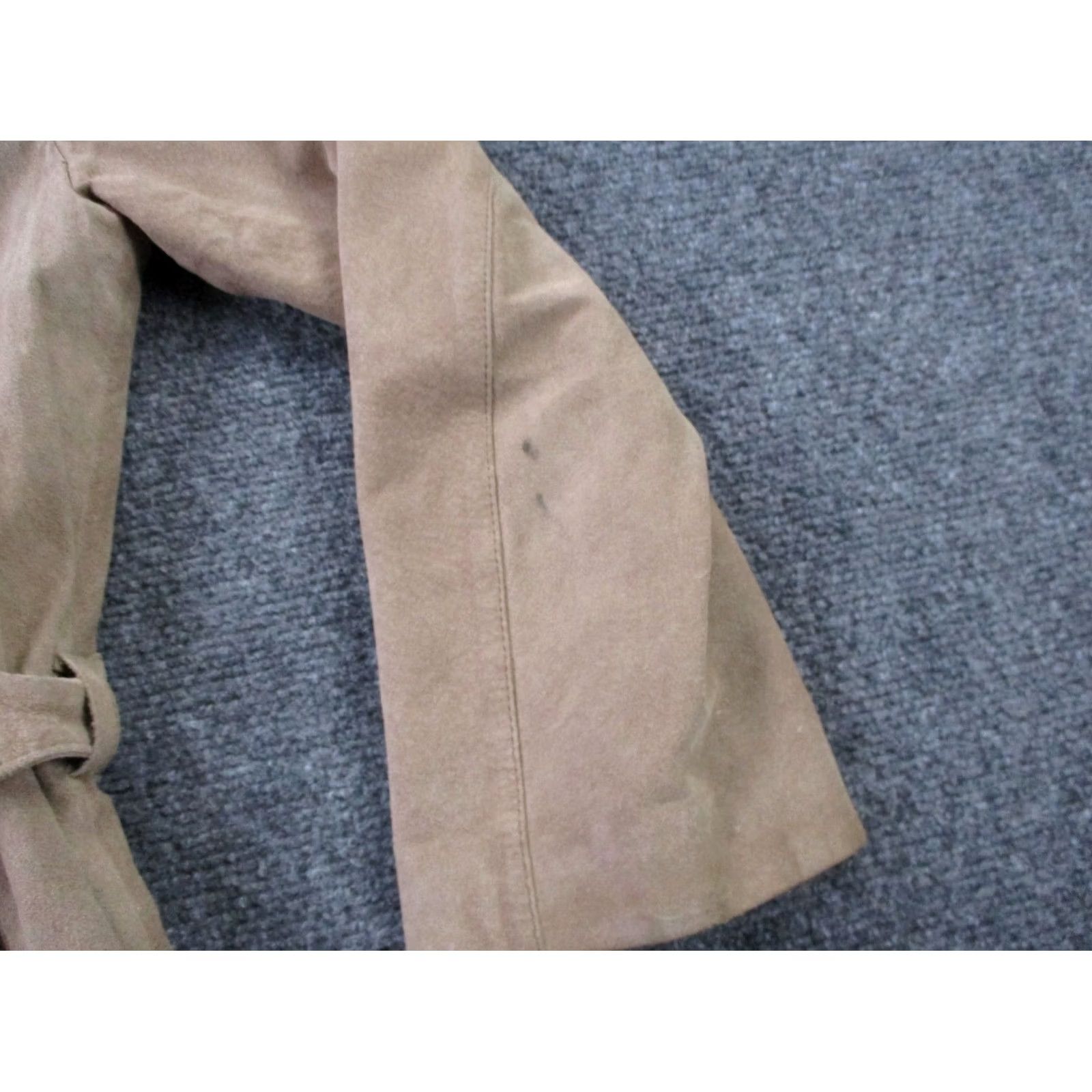 Orvis VINTAGE Orvis Jacket Beige Genuine Leather Coat Belted Designer 80s 90s Womens S Size S / US 4 / IT 40 - 7 Thumbnail