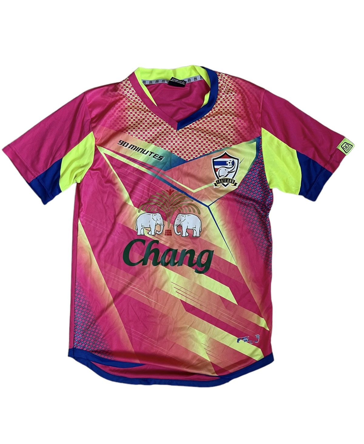 Vintage 90 minutes Thailand 🇹🇭 soccer jersey multicolour Size US M / EU 48-50 / 2 - 1 Thumbnail