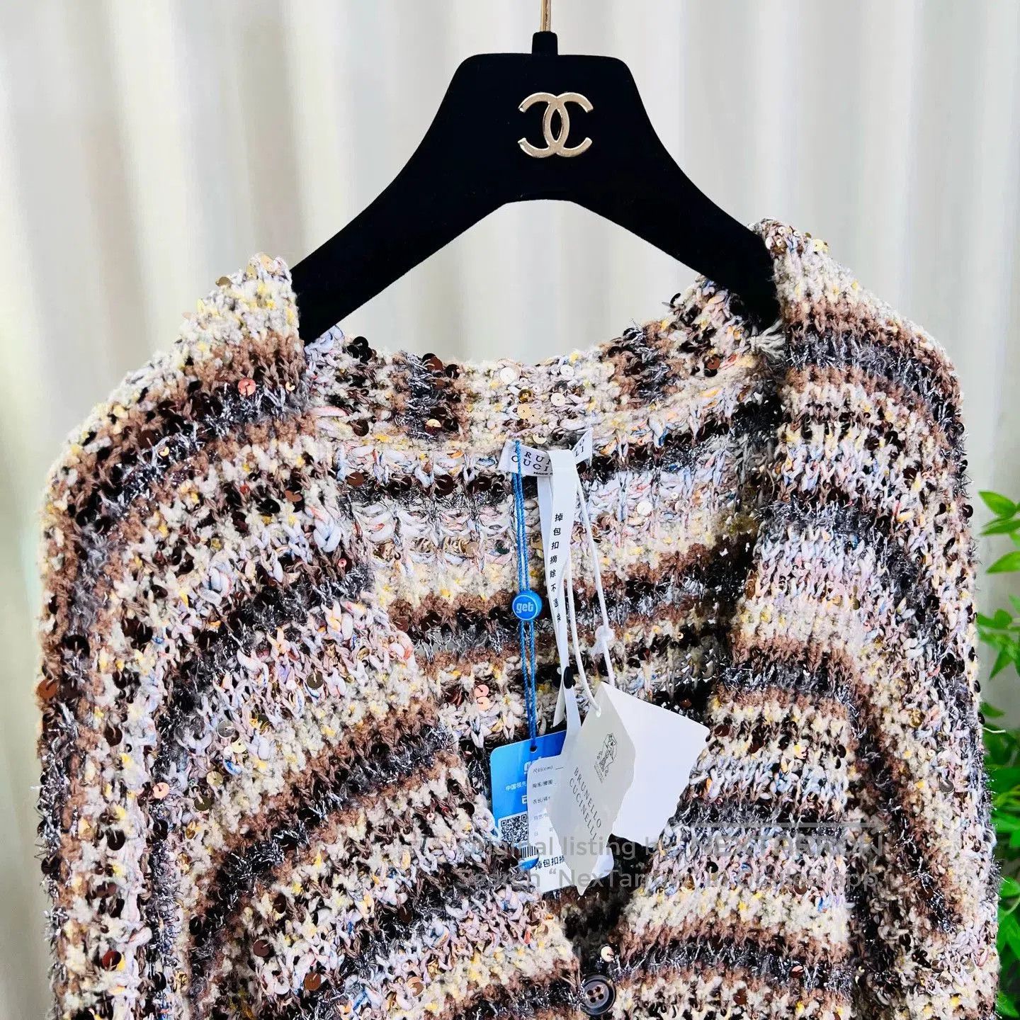 Brunello Cucinelli Brunello Cucinelli Gradient Scale Knit Cardigan. Size US XS / EU 42 / 0 - 3 Thumbnail