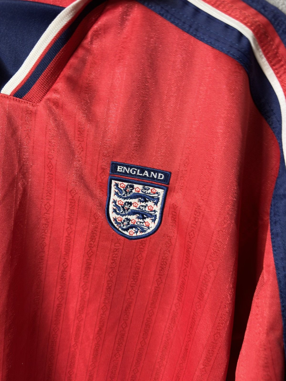 Other VINTAGE ENGLAND NATIONAL 2000/2001 SOCCER FOOTBALL JERSEY Size US L / EU 52-54 / 3 - 2 Thumbnail