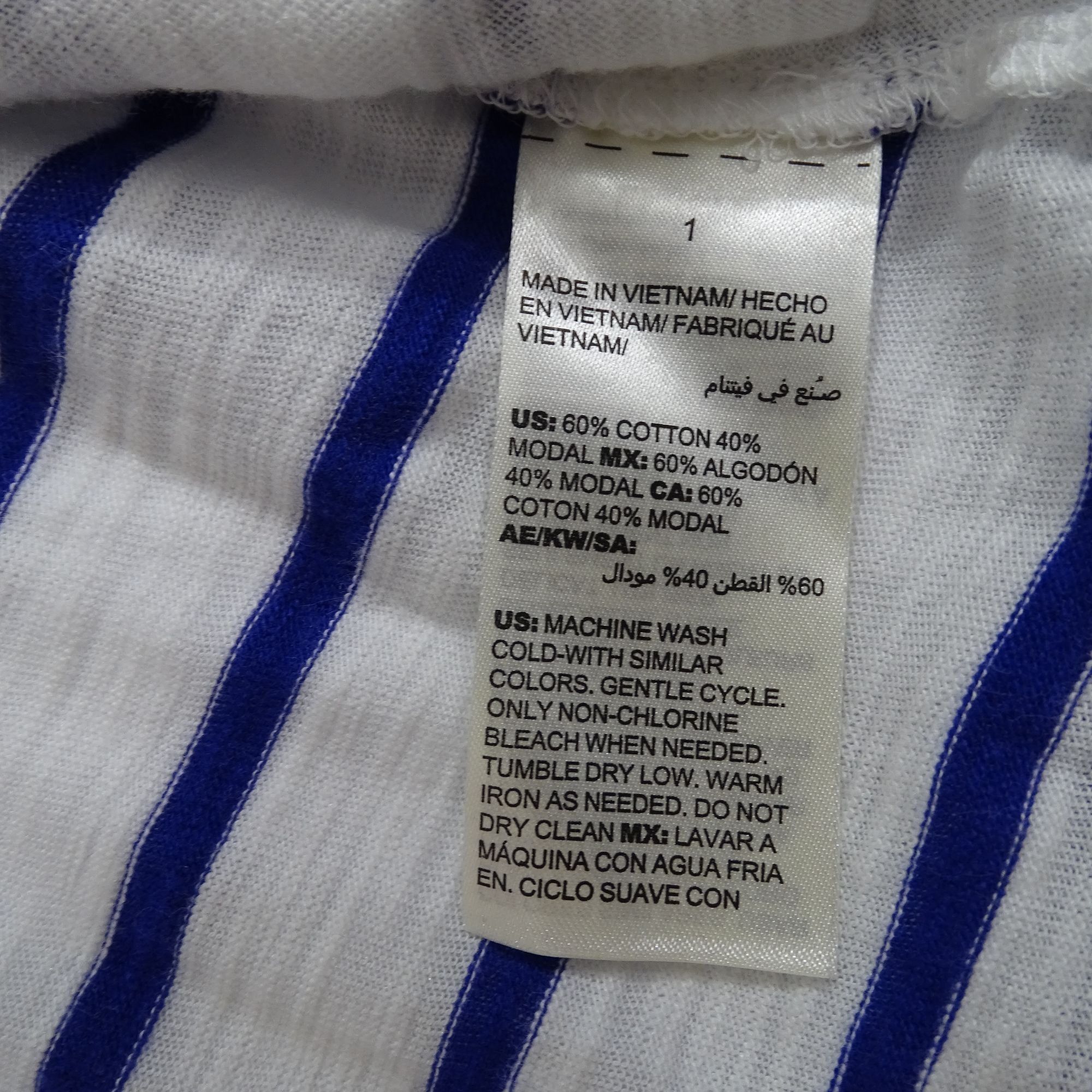 Chicos Chicos The Ultimate Tee Open Cardigan Stripe Blue Size M Size M / US 6-8 / IT 42-44 - 5 Thumbnail