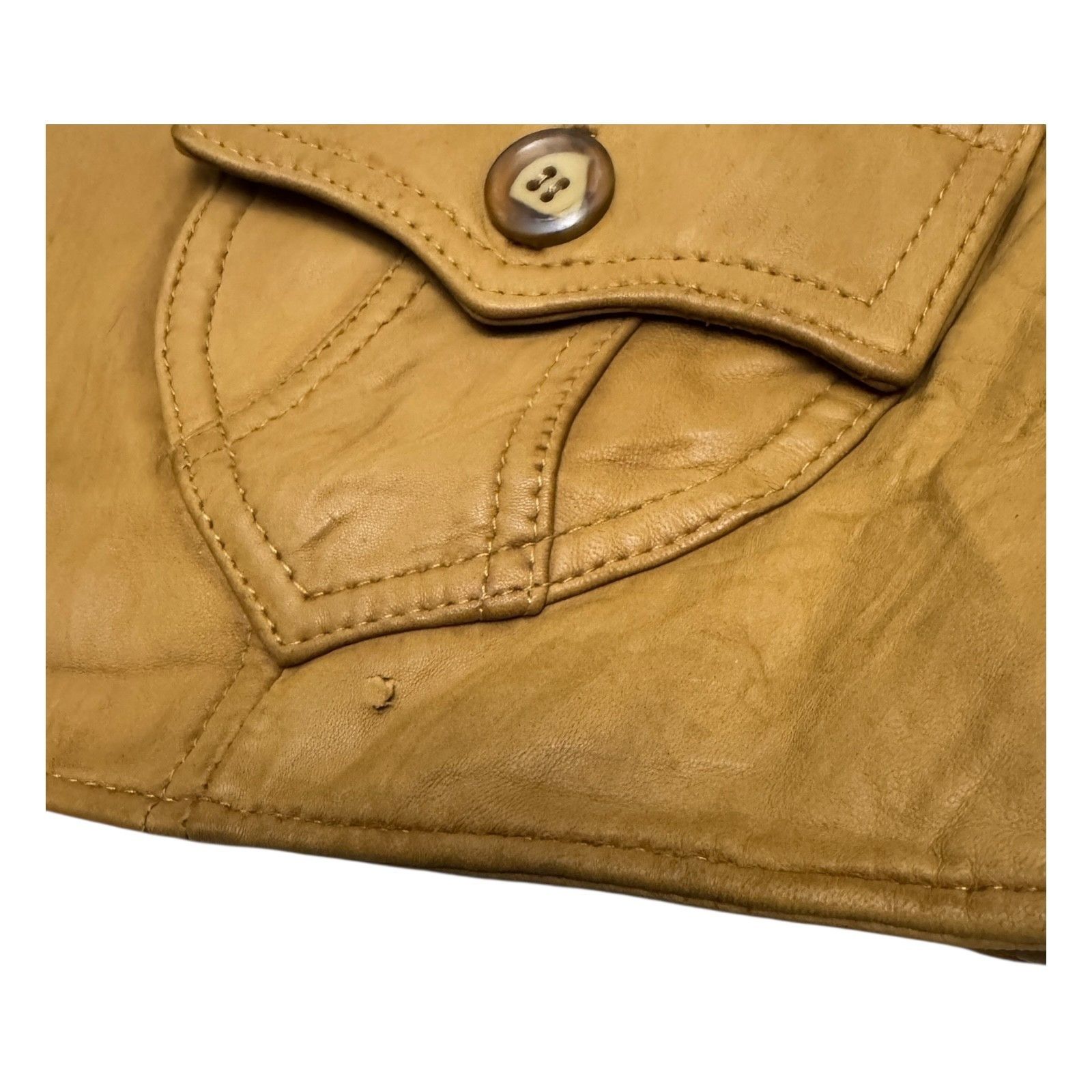 Adler ADLER New Zealand LAMBSKIN Leather Designer Jacket Small Size S / US 4 / IT 40 - 7 Thumbnail