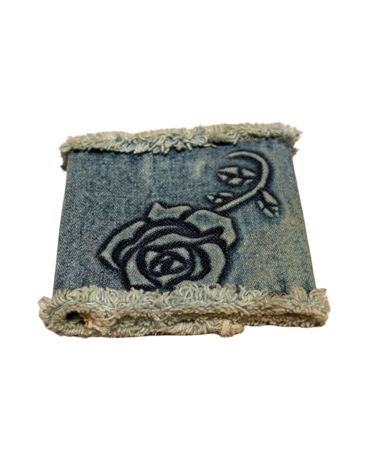 Kapital Kapital Rose Denim Embossed Wrist Band Size ONE SIZE - 1 Thumbnail