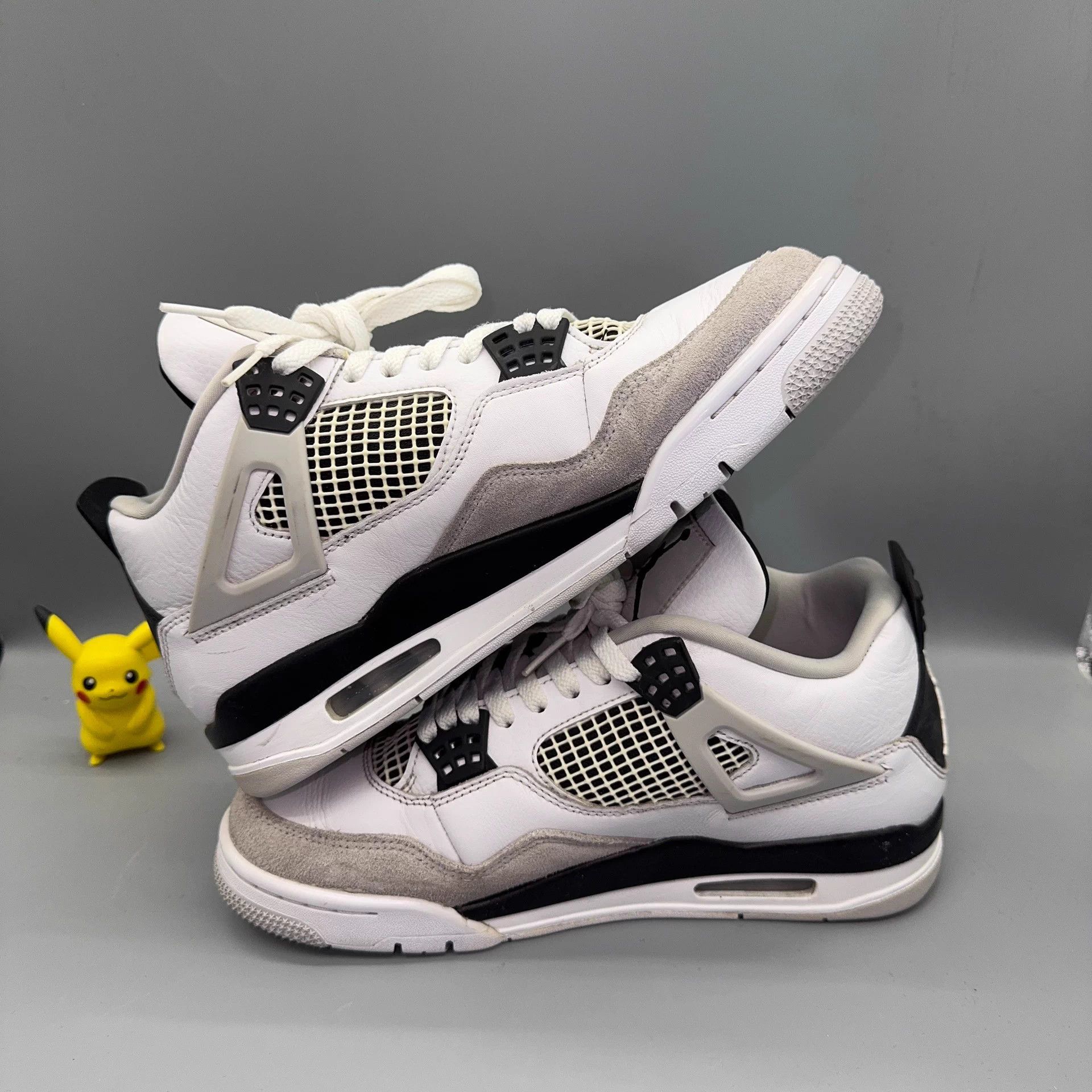 Nike Jordan AJ4 White Cement 42 Size US 9 / EU 42 - 5 Thumbnail