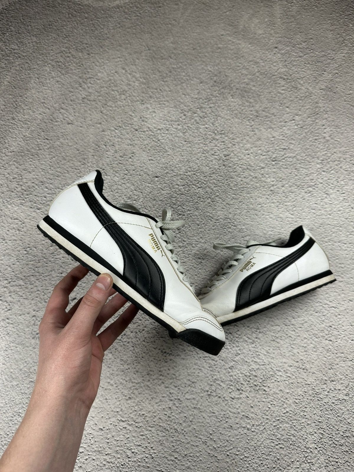 Puma Vintage Puma Roma Leather Sneakers Y2K Hype Style Size US 6 / IT 36 - 1 Thumbnail