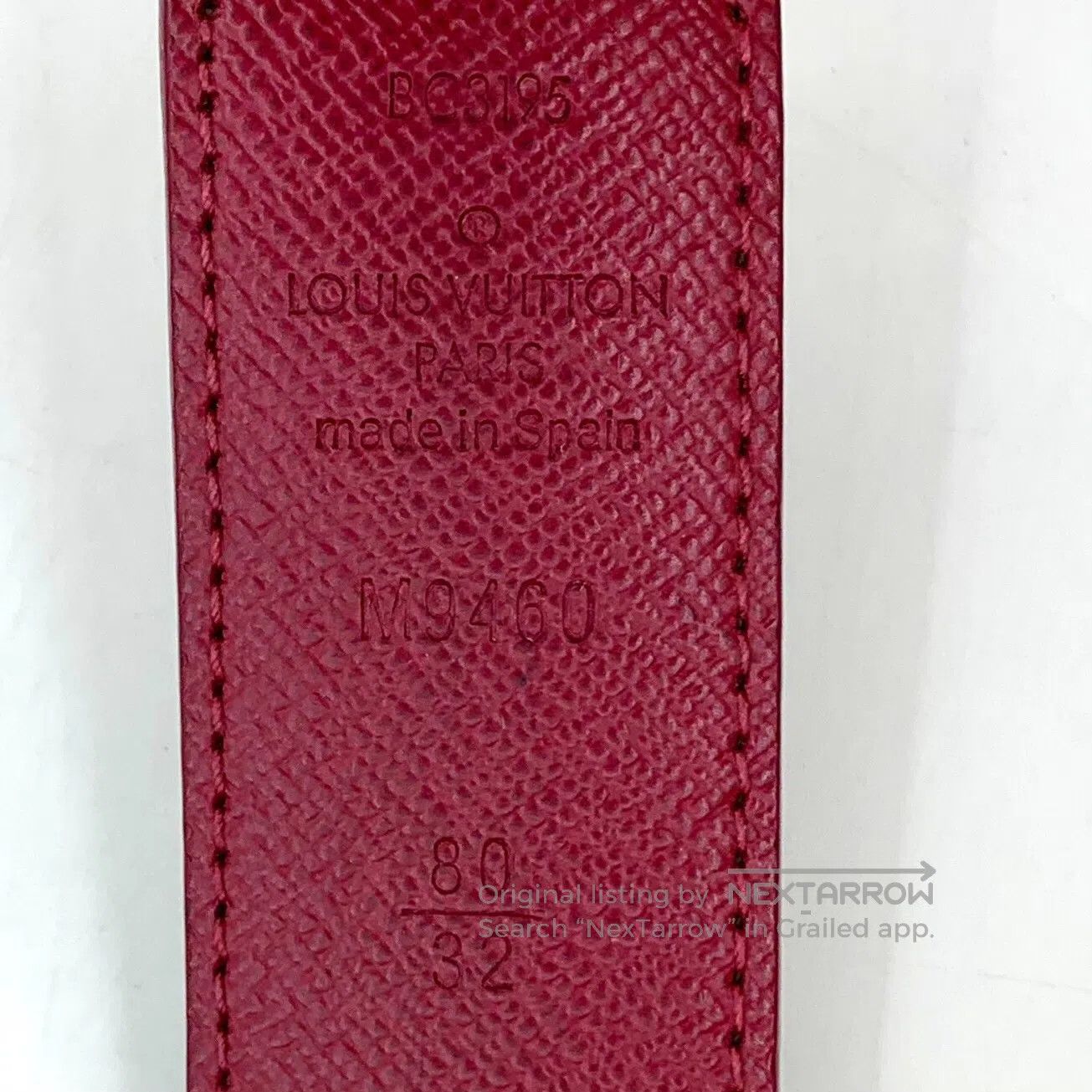 Louis Vuitton Louis Vuitton Dark Brown Logo Monogram Smooth Buckle Leath Size ONE SIZE - 7 Thumbnail