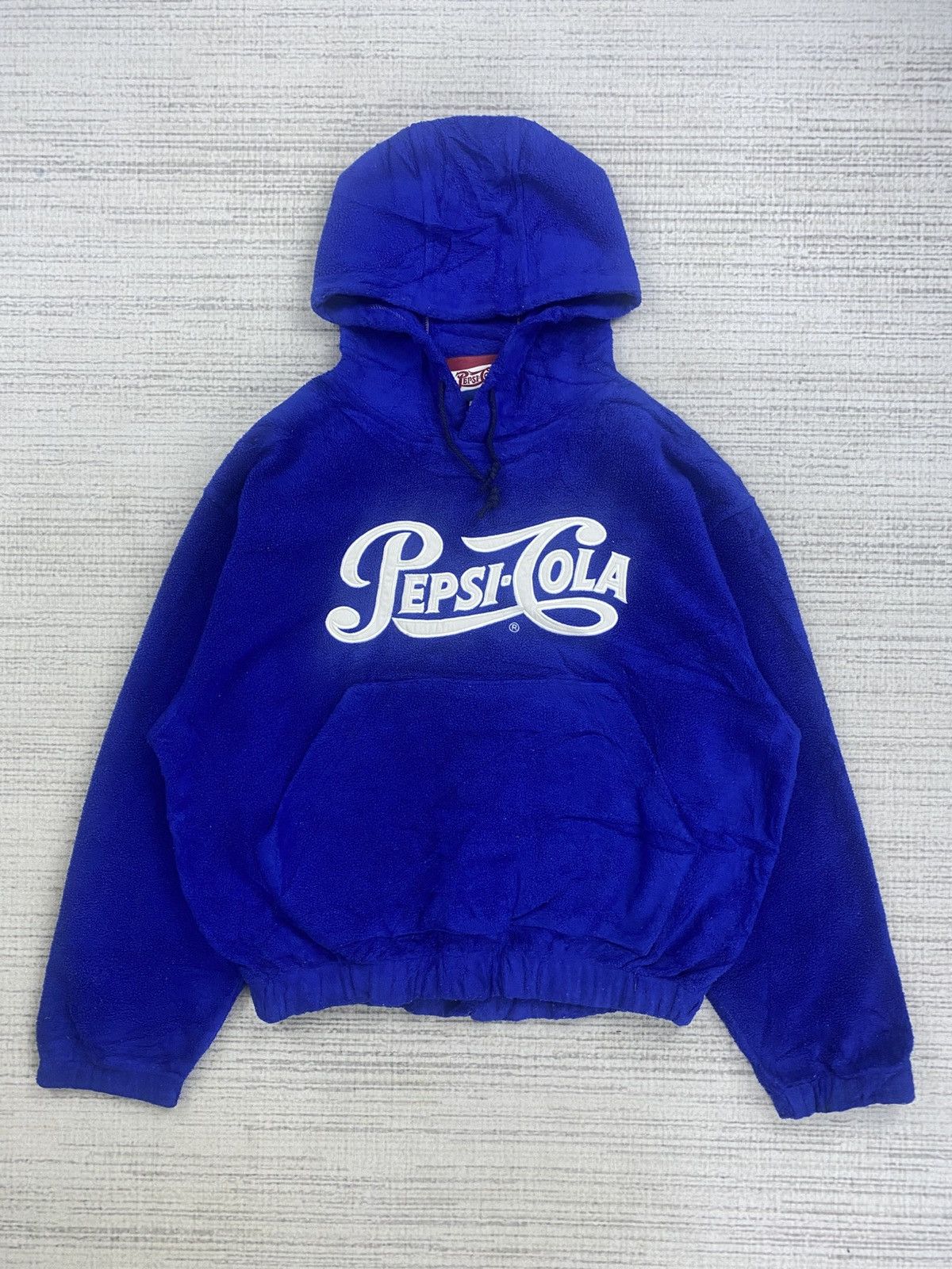 Pepsi × Vintage Vintage Pepsi Cola Embroidery Logo Blue Colour Hoodie Size US M / EU 48-50 / 2 - 6 Thumbnail