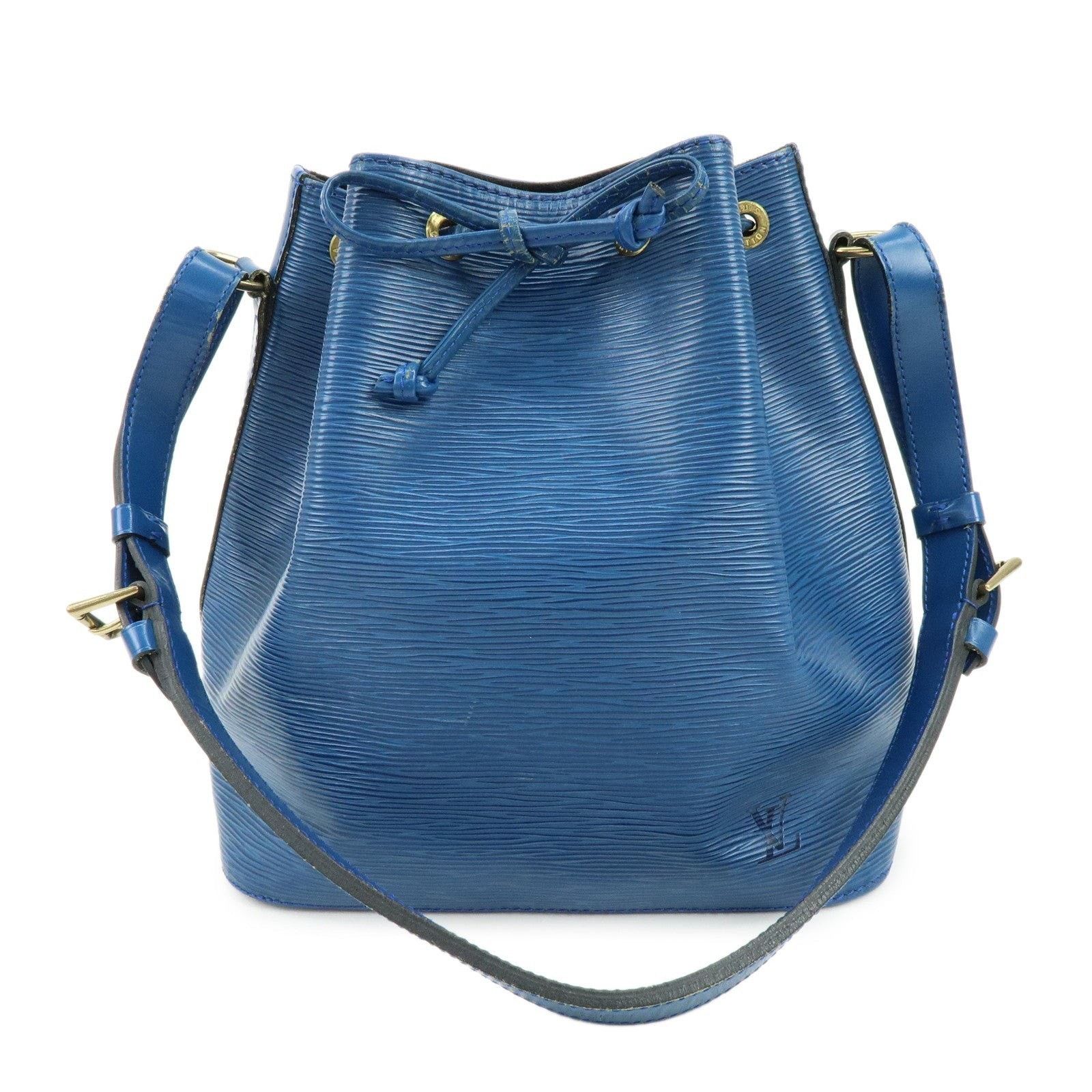 Louis Vuitton Louis Vuitton Epi Petit Noe Shoulder Bag Leather Bucket Blue Size ONE SIZE - 1 Thumbnail