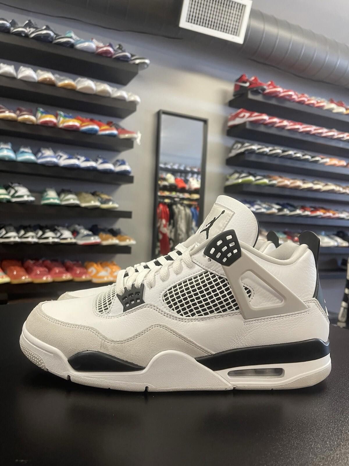 Jordan Brand Size 12.5 - Air Jordan 4 Retro Military Black DH6927-111 Size US 12.5 / EU 45-46 - 1 Thumbnail
