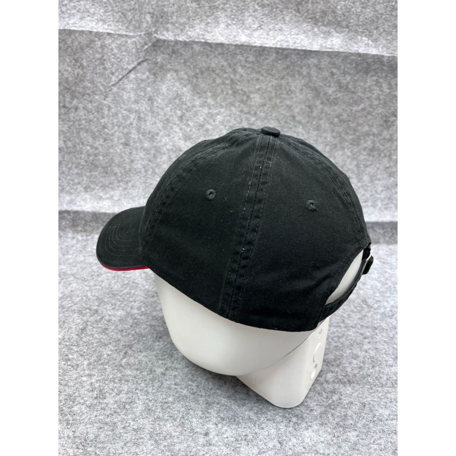 Vintage Bayside Baseball Cap Adjustable Hat for Men - One Size - Black Red - Outdoor Logo Cafe Size ONE SIZE - 5 Thumbnail