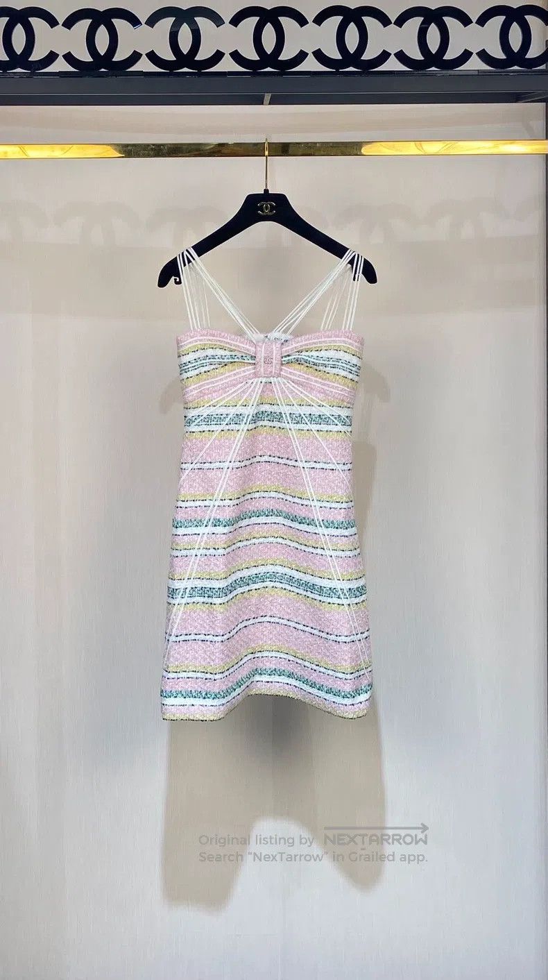 Chanel Chanel 24S candy-coloured bow flash suspender skirt Size XXS / US 00 / IT 34 - 1 Thumbnail