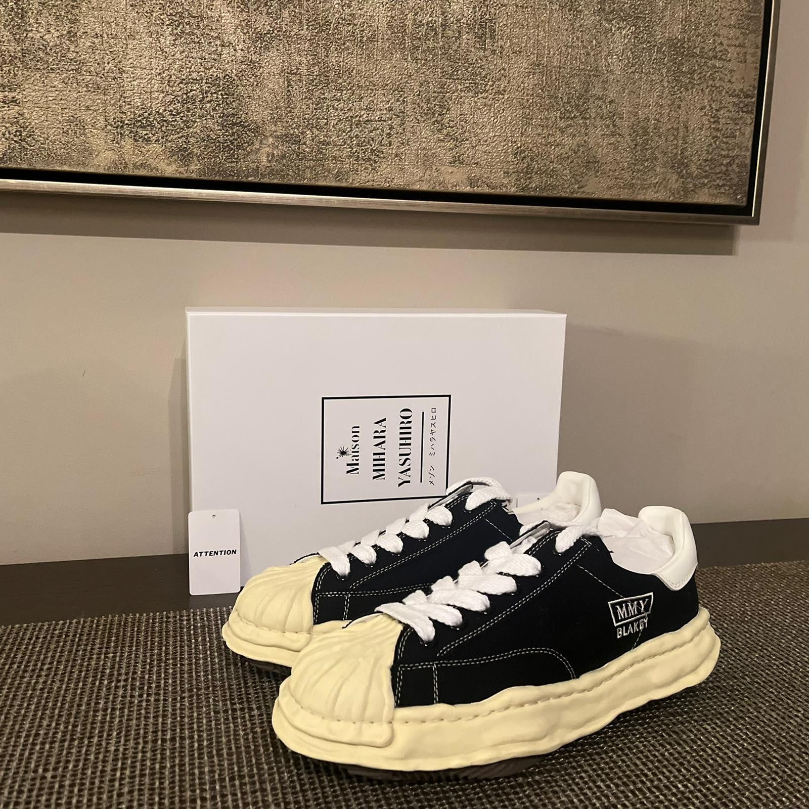 Maison MIHARA YASUHIRO Low Top Blakely Sneakers in Black Size US 9 / EU 42 - 7 Thumbnail