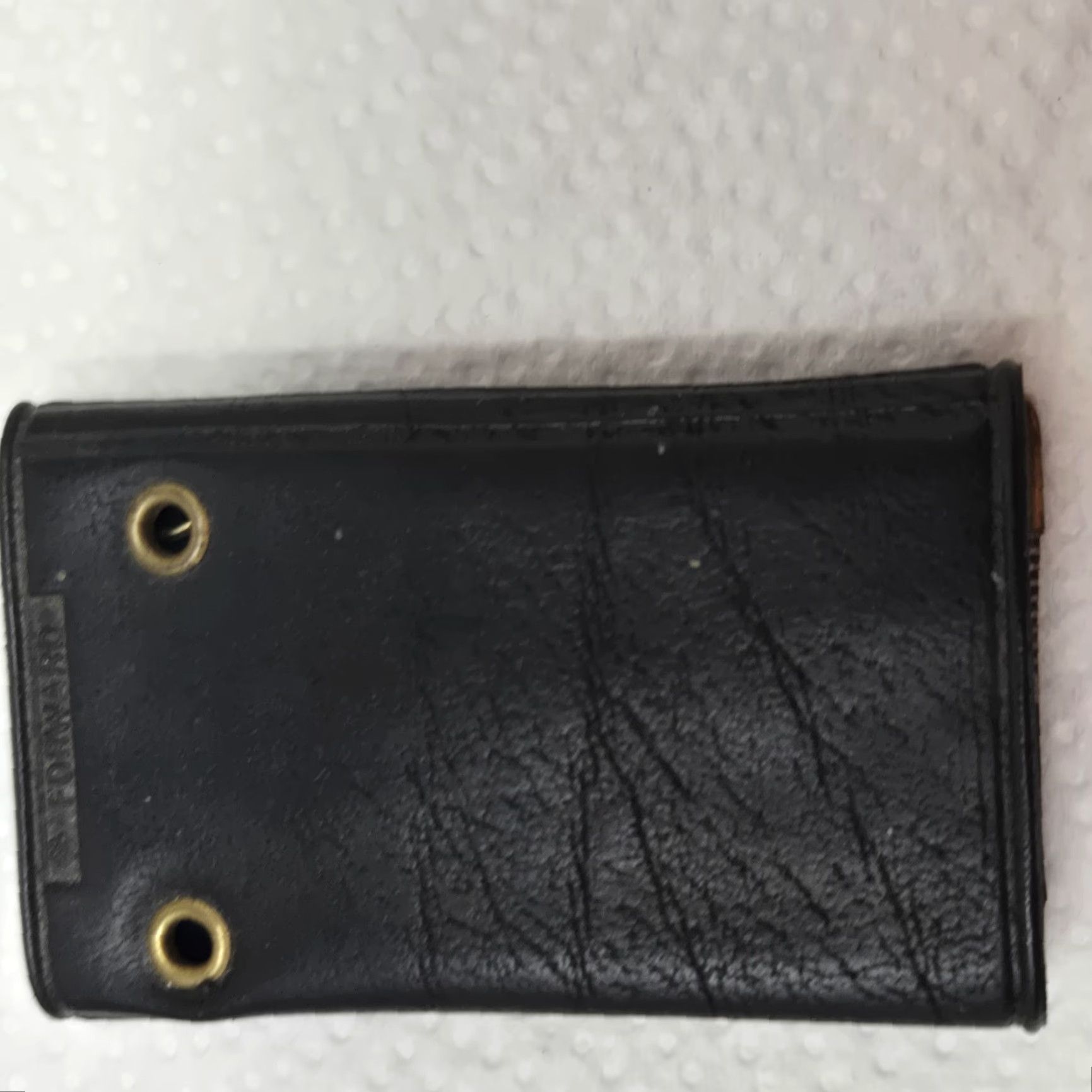 CO VINTAGE Black Leather Key Case Promo Giveaway G.L. Fisher & Co Men Size ONE SIZE - 4 Thumbnail