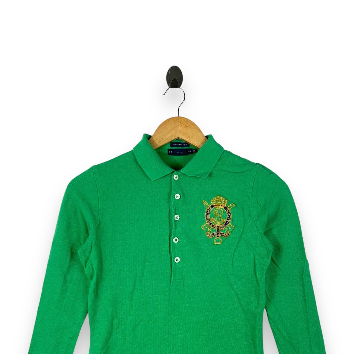 Polo Ralph Lauren Vintage POLO RALPH LAUREN Crest Logo Skinny Fit Tee Shirt Size XS / US 0-2 / IT 36-38 - 2 Thumbnail